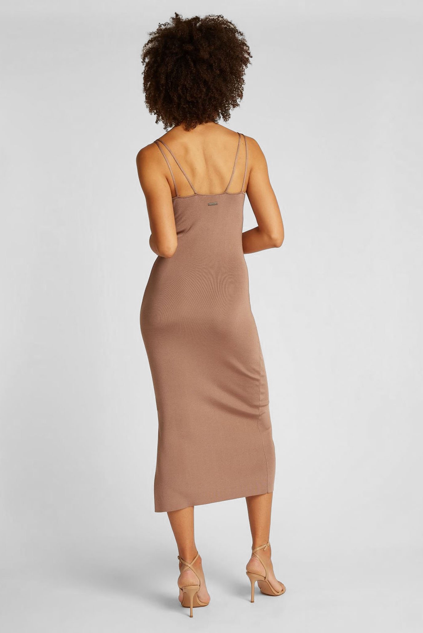 Платье SHINE VISCOSE KNIT SLIP DRESS 3