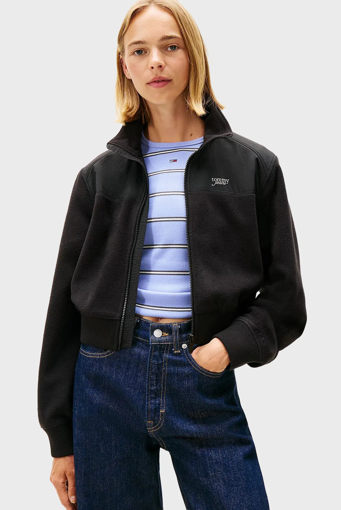 Реглан TJW FABRIC MIX FLEECE ZIP THRU 1