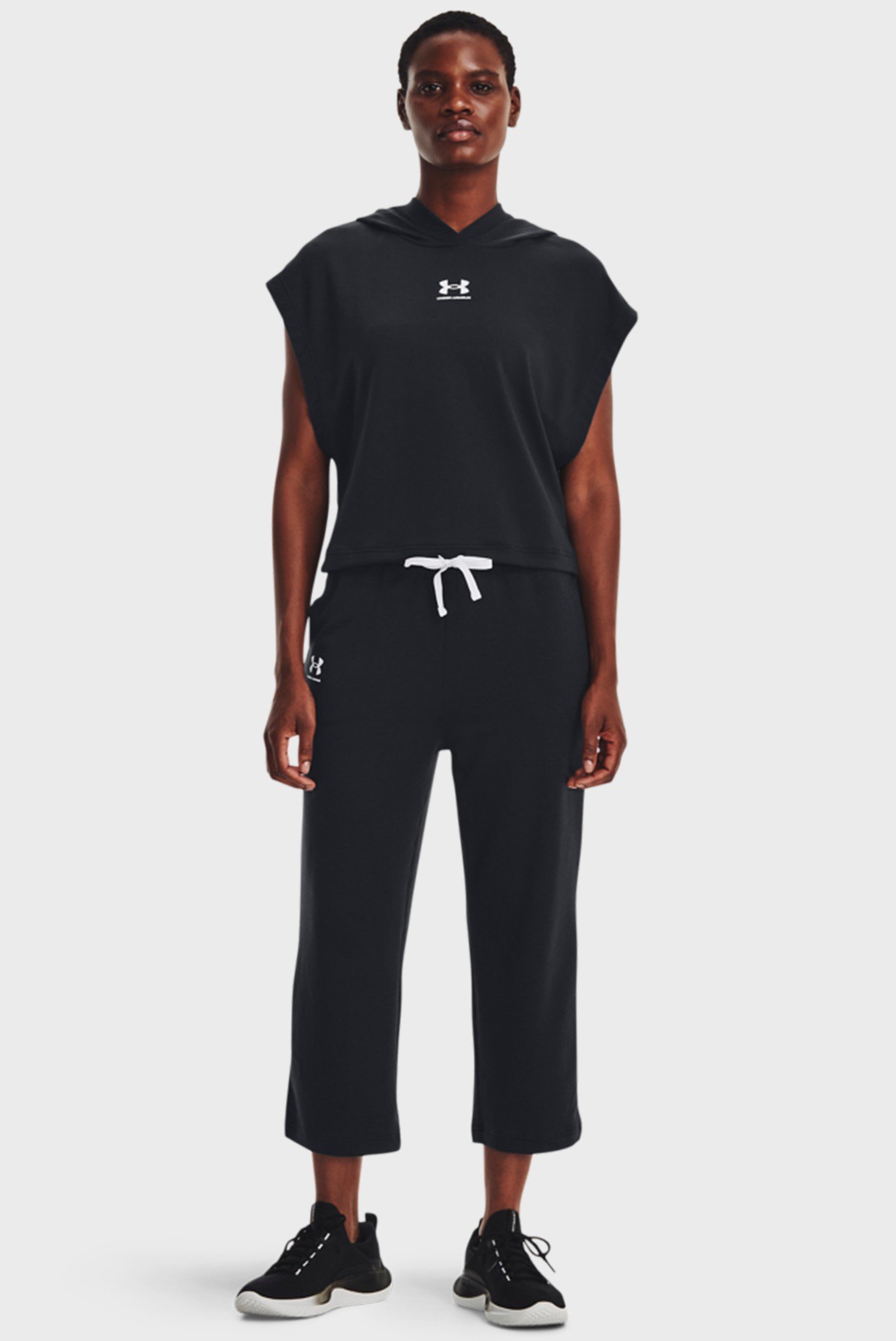 Штаны спортивные UA Rival Terry Flare Crop 8