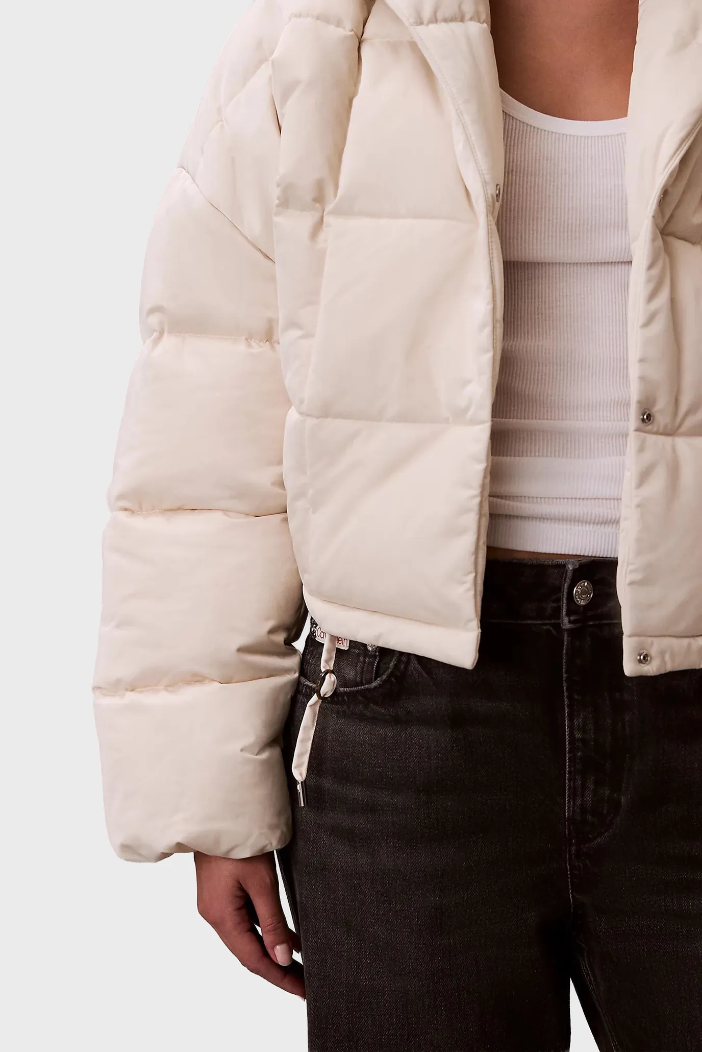 Куртка демисезонная MID WEIGHT SATIN SHORT WRAP PUFF 6