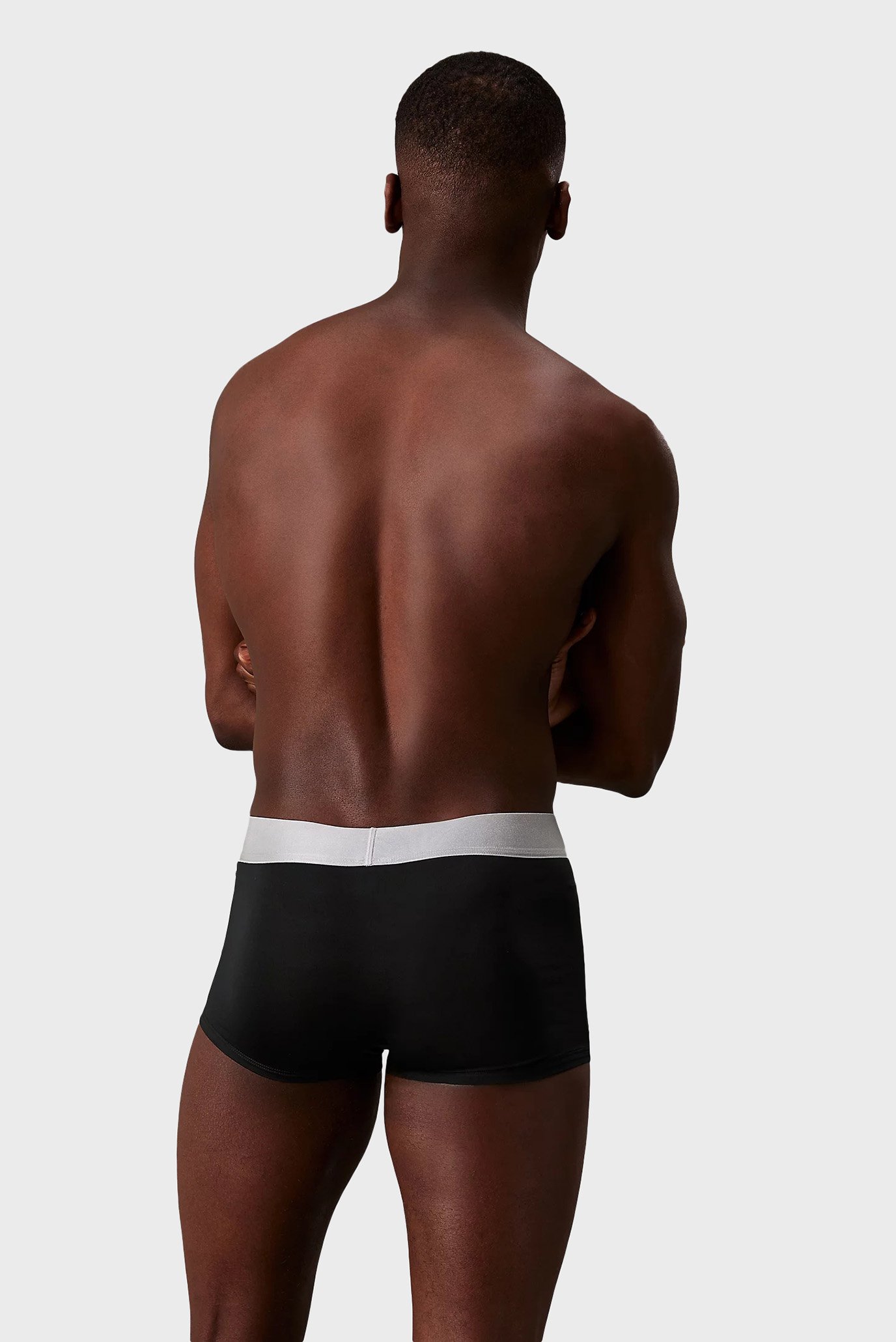 Мужские черные боксеры (3 шт) LOW RISE TRUNK 3PK 3