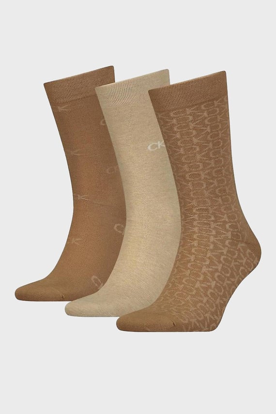 Набор носков/CK MEN SOCK 3P LOGO GIFTBOX