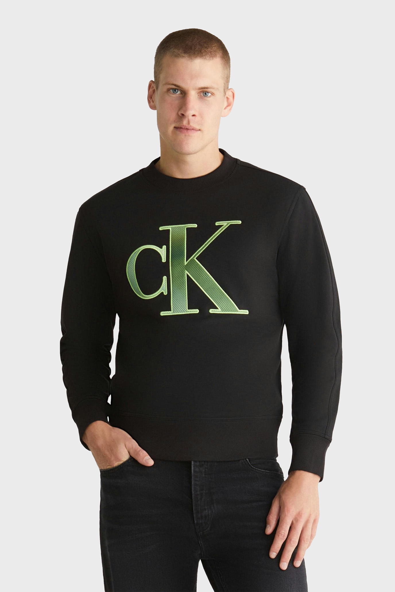 Свитшот PERFORATED MONOLOGO CREW NECK 4