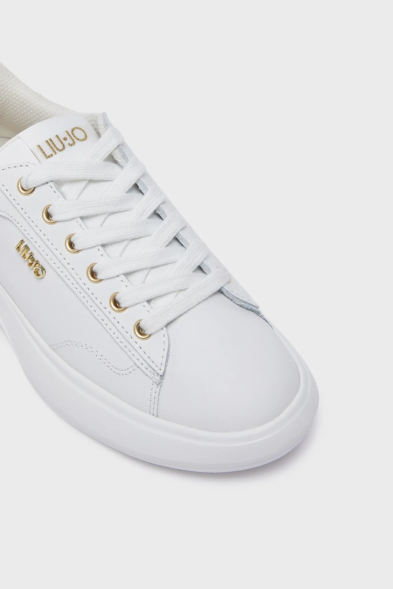 Кроссовки CASPER 01 - SNEAKER CALF LEATHER METALLI WHITE LIGHT GOLD 1