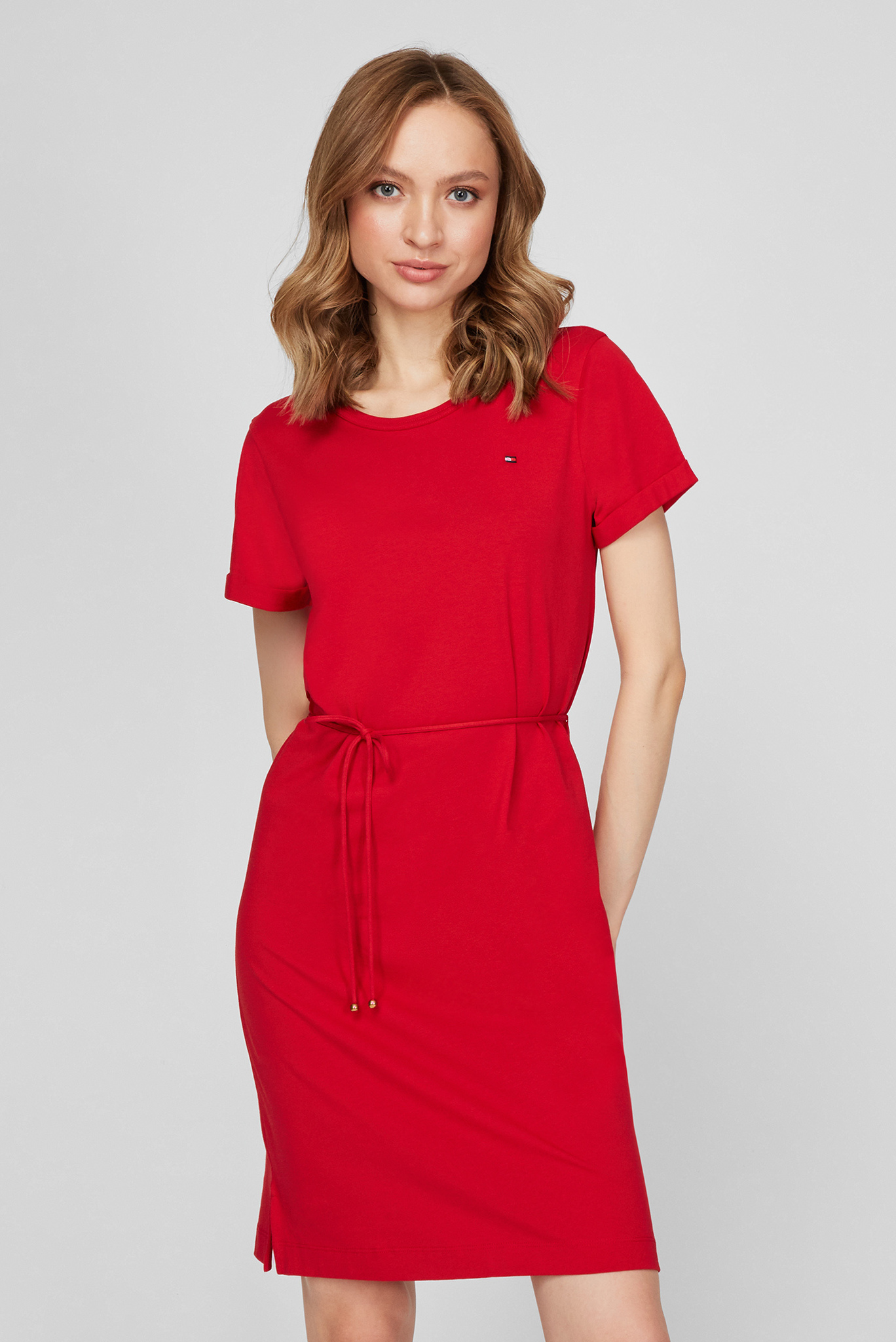 Женское красное платье TH COOL C-NK 1