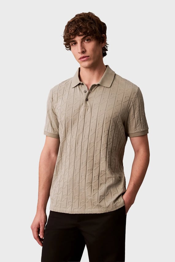 Поло SS DBL MERCERIZED EMBLEM JACQUAR Calvin Klein