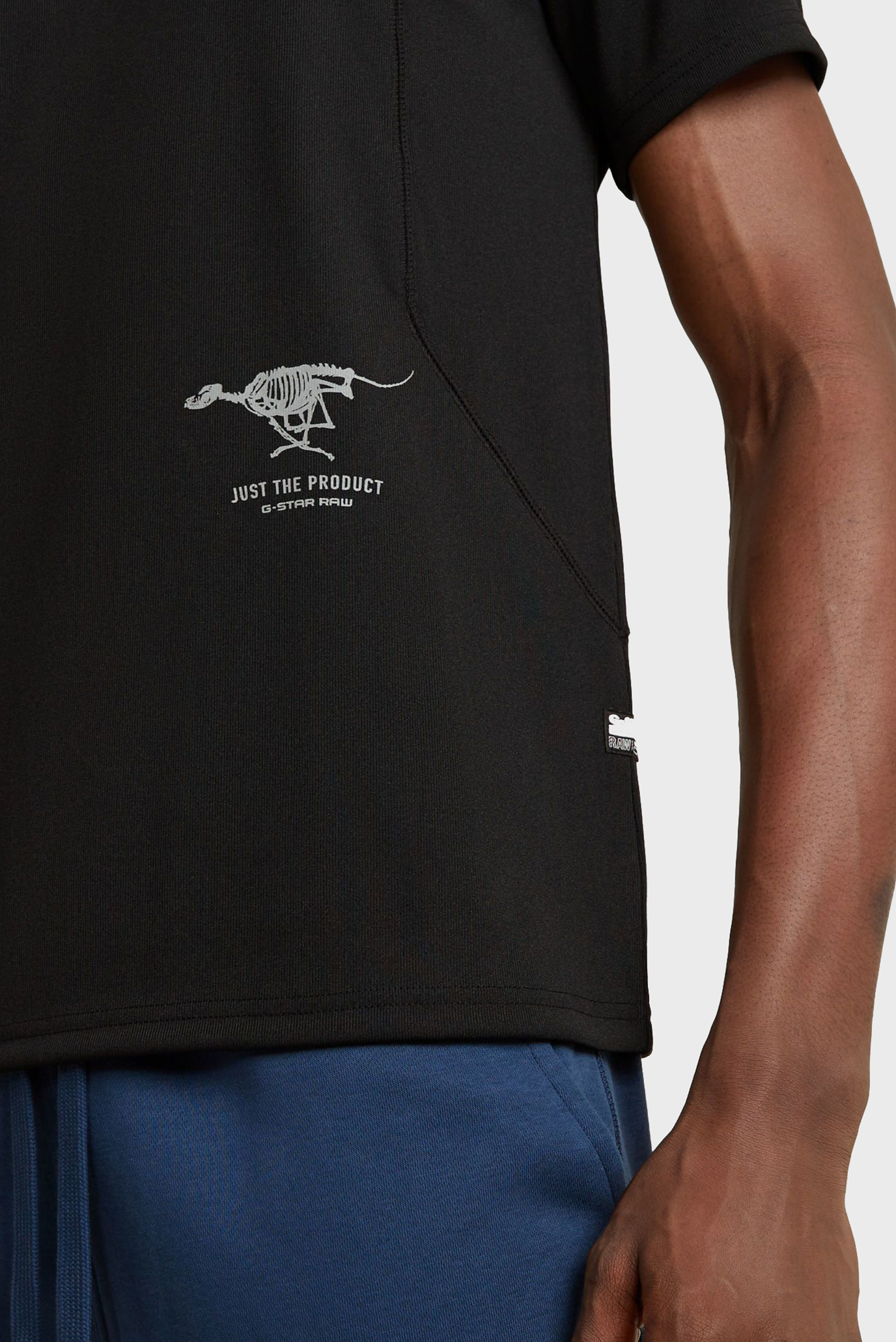 Мужская черная футболка Constructed tech 5