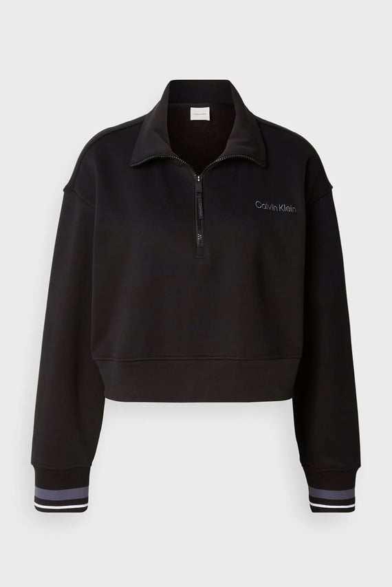 Реглан 1 4 ZIP SWEATER WITH RIB GRAPHIC Calvin Klein Performance