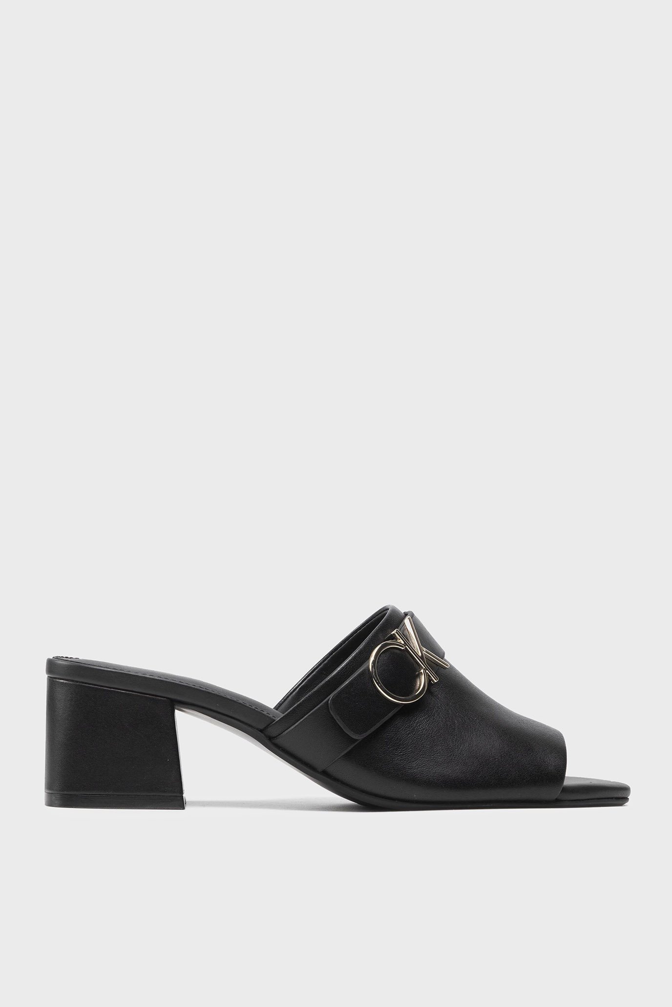 Босоножки ALMOND BLK HL MULE 45 W HDW-LTH 1