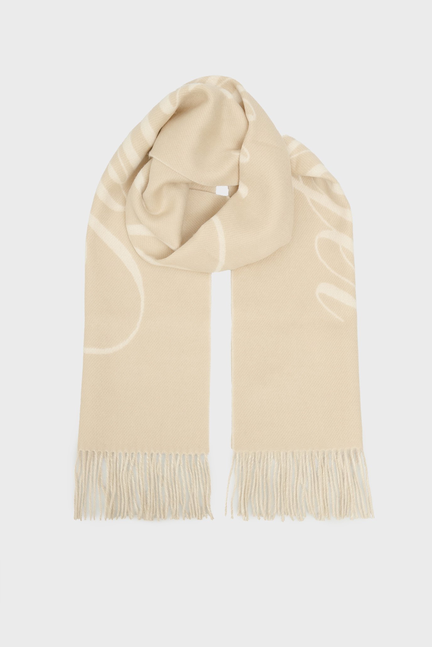 Шарф TOMMY SCRIPT LOGO SCARF 1
