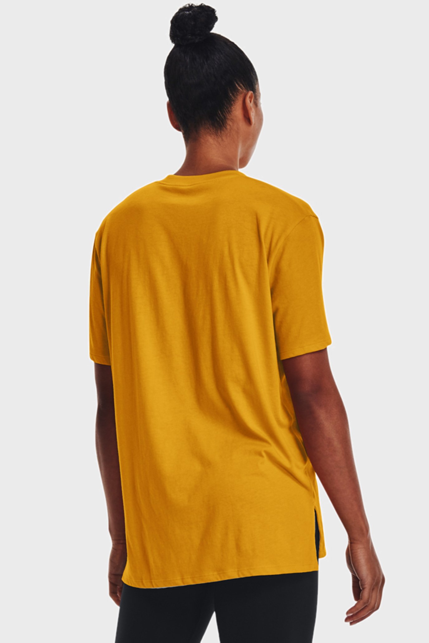 Женская оранжевая футболка Oversized Graphic SS 3