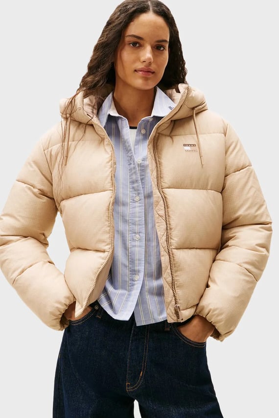 Куртка зимняя TJW HOODED PUFFER JACKET Tommy Jeans