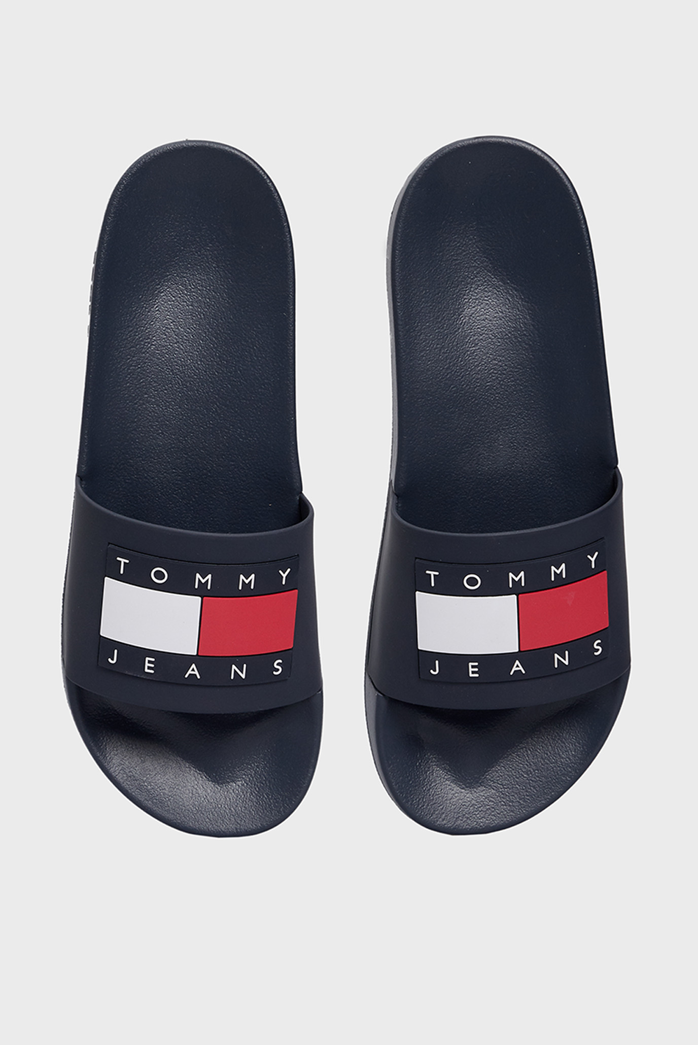 Мужские темно-синие слайдеры TOMMY JEANS POOL SLIDE ESS 4