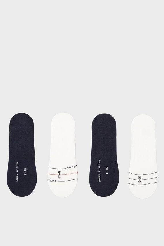 Набор носков TH MEN GIFTBOX FOOTIE 4P BRANDED STRIPE