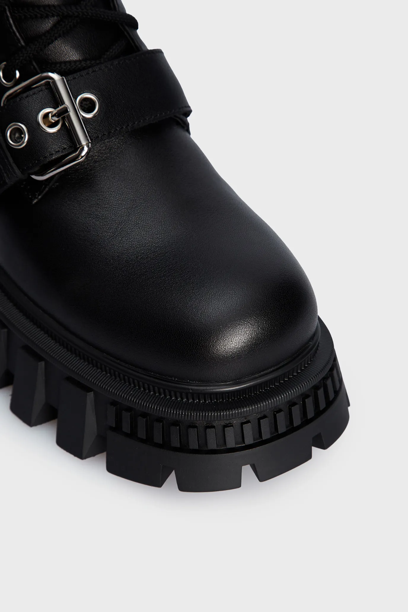 Женские черные кожаные ботинки Athabasca 4