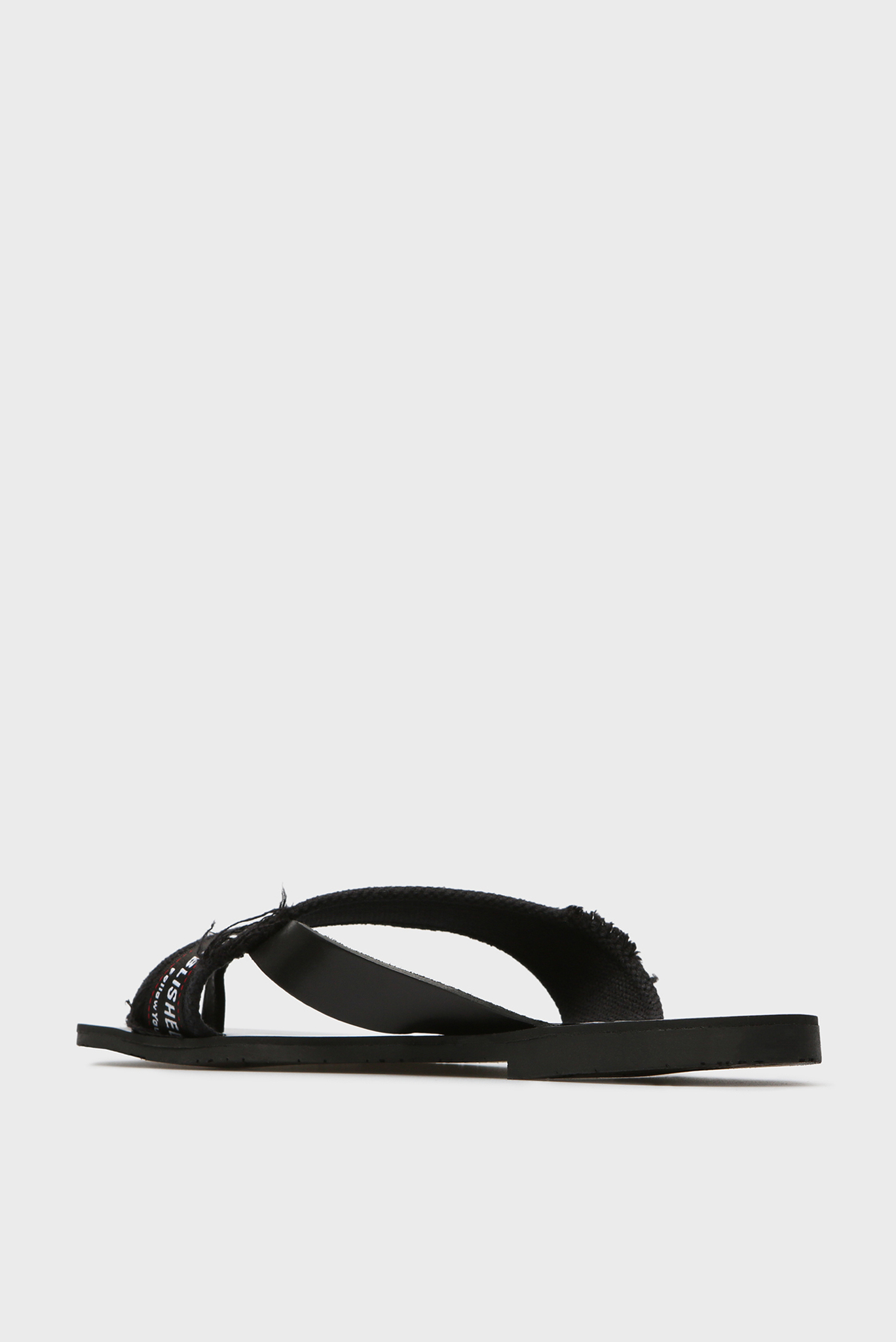 Мужские черные кожаные слайдеры SCUBA 4