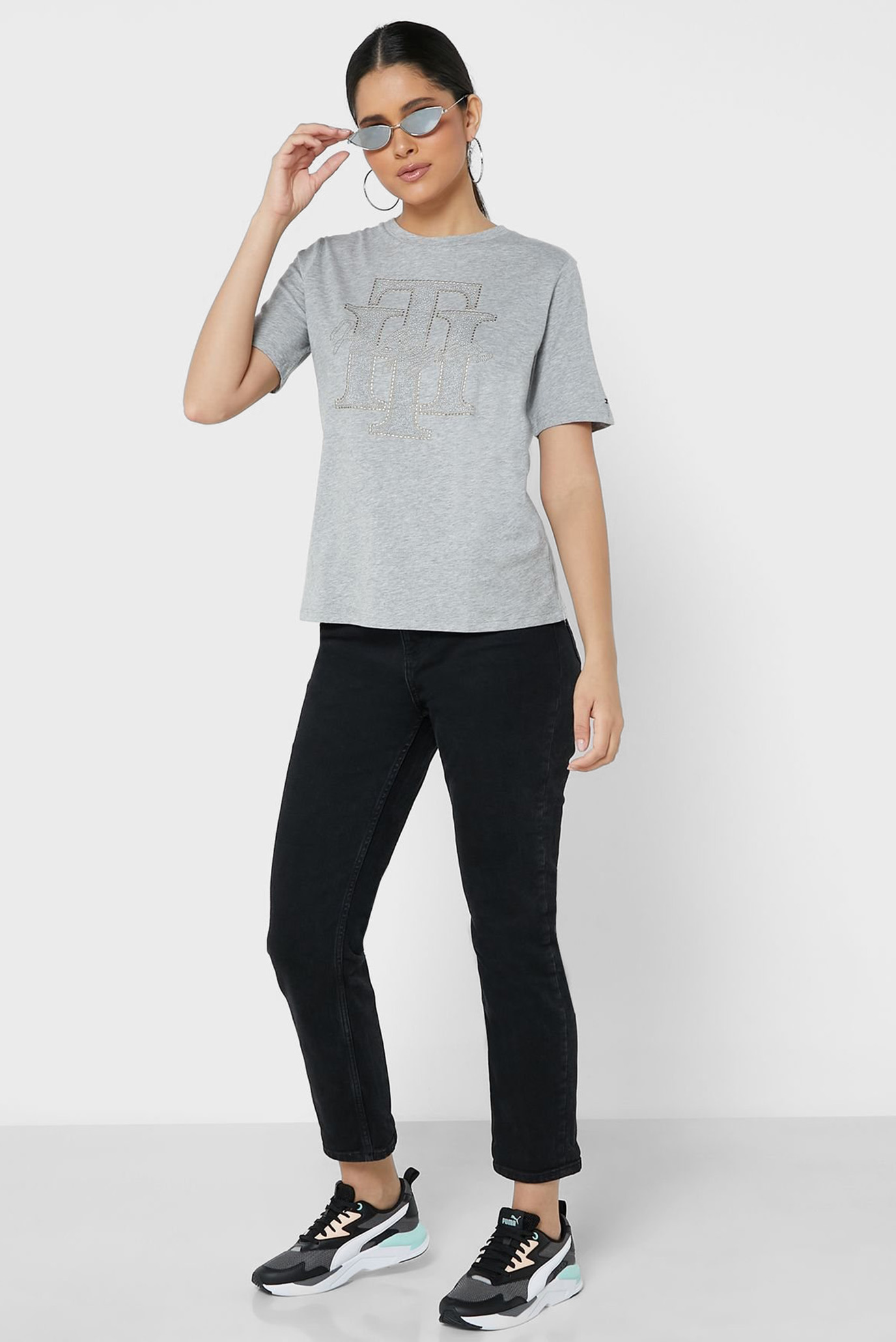 Футболка REGULAR TH CRYSTAL C-NK TEE SS 3