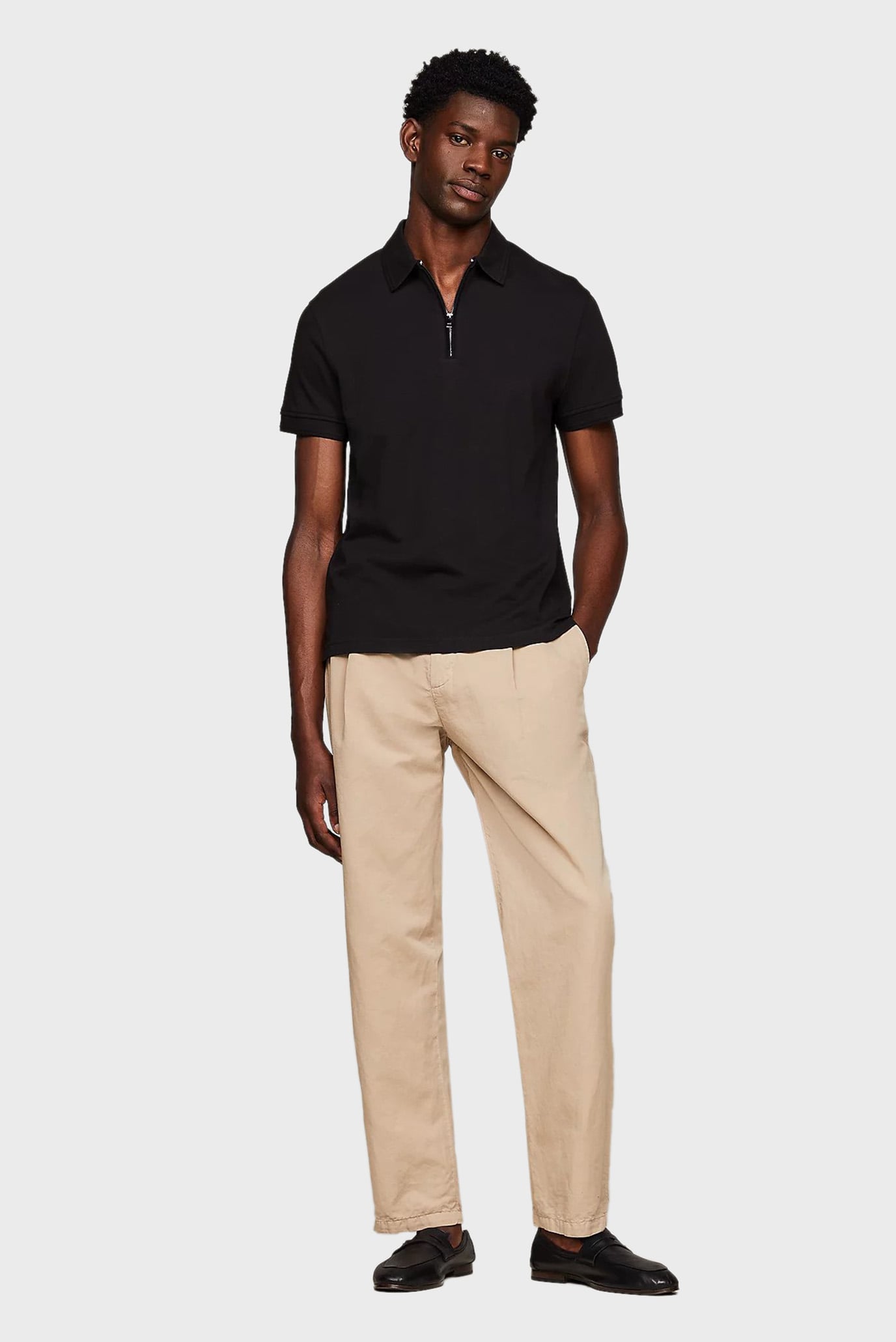 Поло DC INTERLOCK ZIP SLIM POLO 2