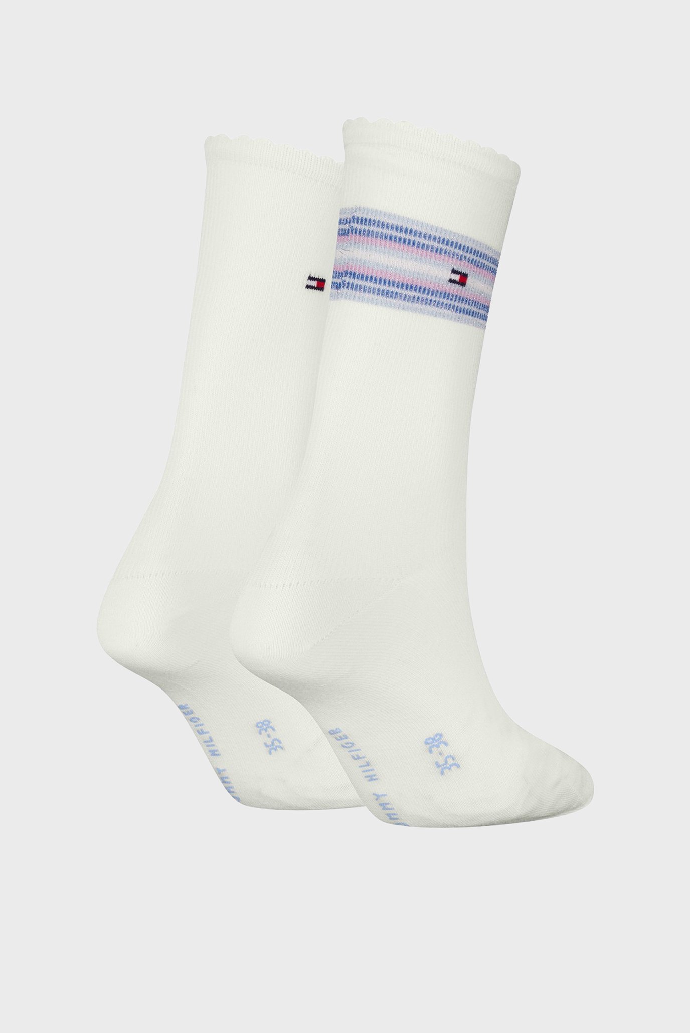 Носки TH WOMEN SOCK 2P RIB LUREX STRIPE 2