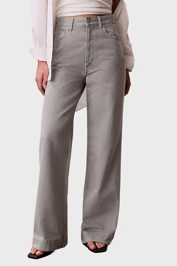 Джинсы SUPER HIGH RISE WIDE LEG SOFT GR Calvin Klein Jeans
