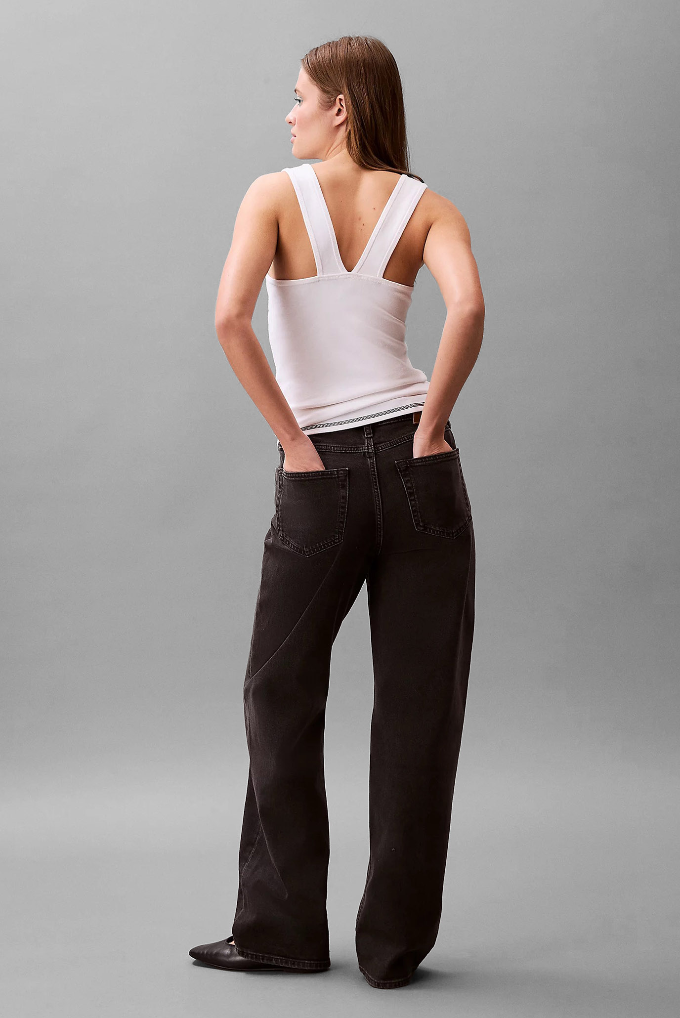 Майка SL COTTON RIB SOLID TANK 5