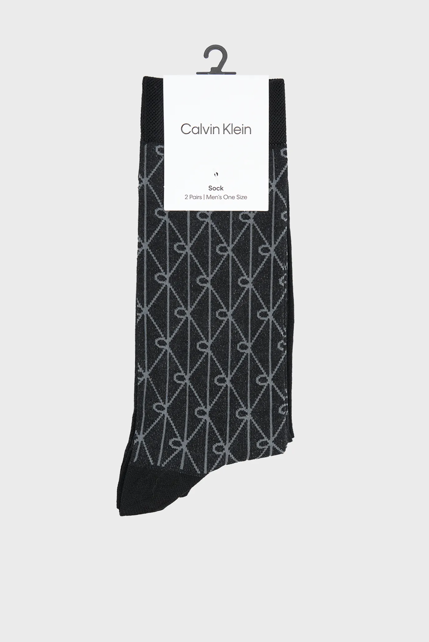 Носки CK MEN SOCK 2P EMBLEM AOP 1