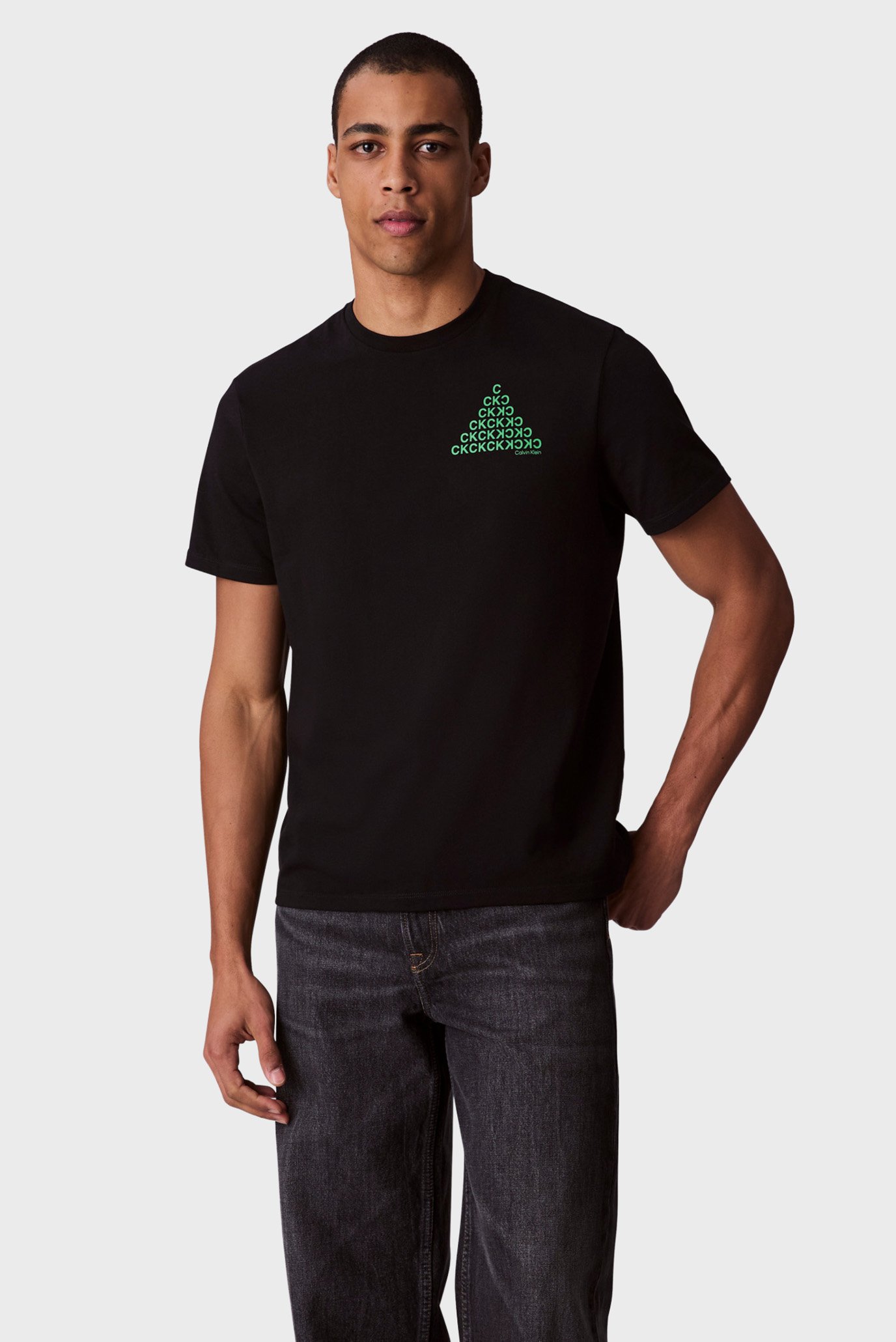 Футболка/SS 20S CALVIN BH PYRAMID GRAPHIC 1