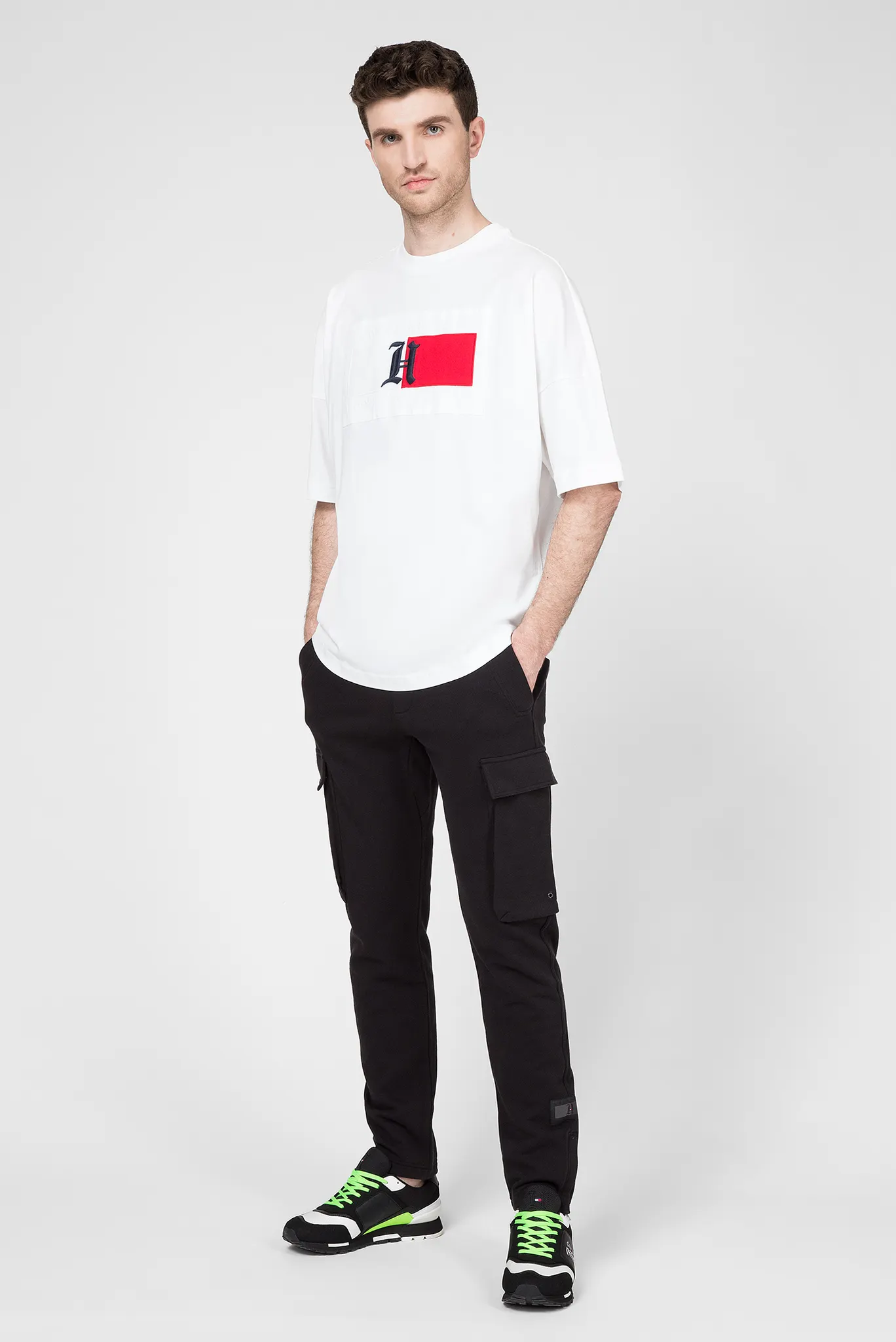 Мужская белая футболка Lewis Hamilton 5