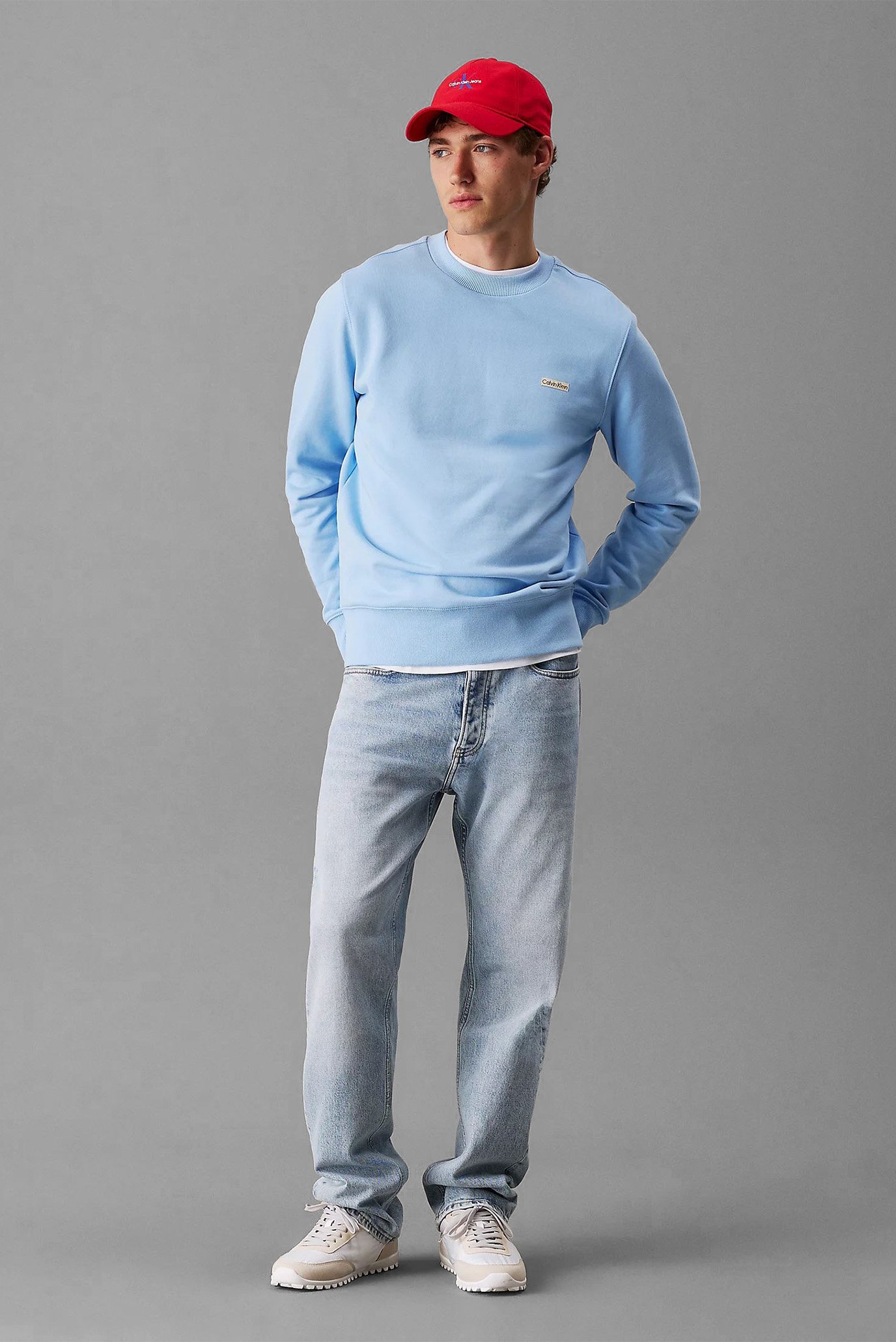 Свитшот CALVIN KLEIN LABEL CREW NECK 2