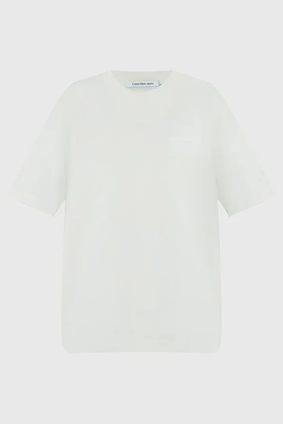 Футболка/EMBROIDERED SLOGAN BOYFRIEND TEE Calvin Klein Jeans