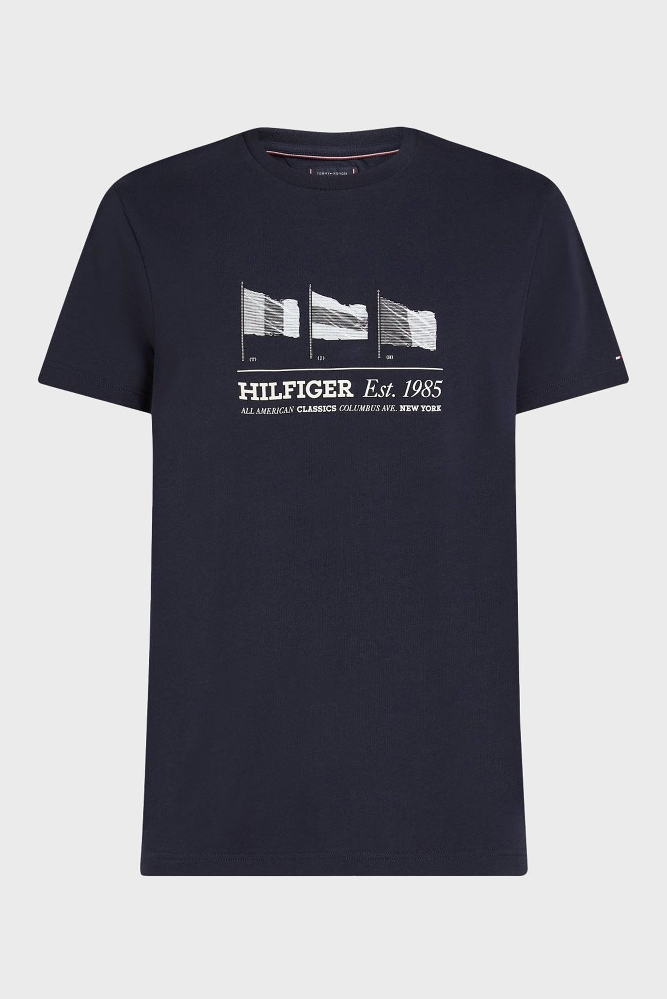 Мужская темно-синяя футболка HILFIGER FLAGS TEE 5