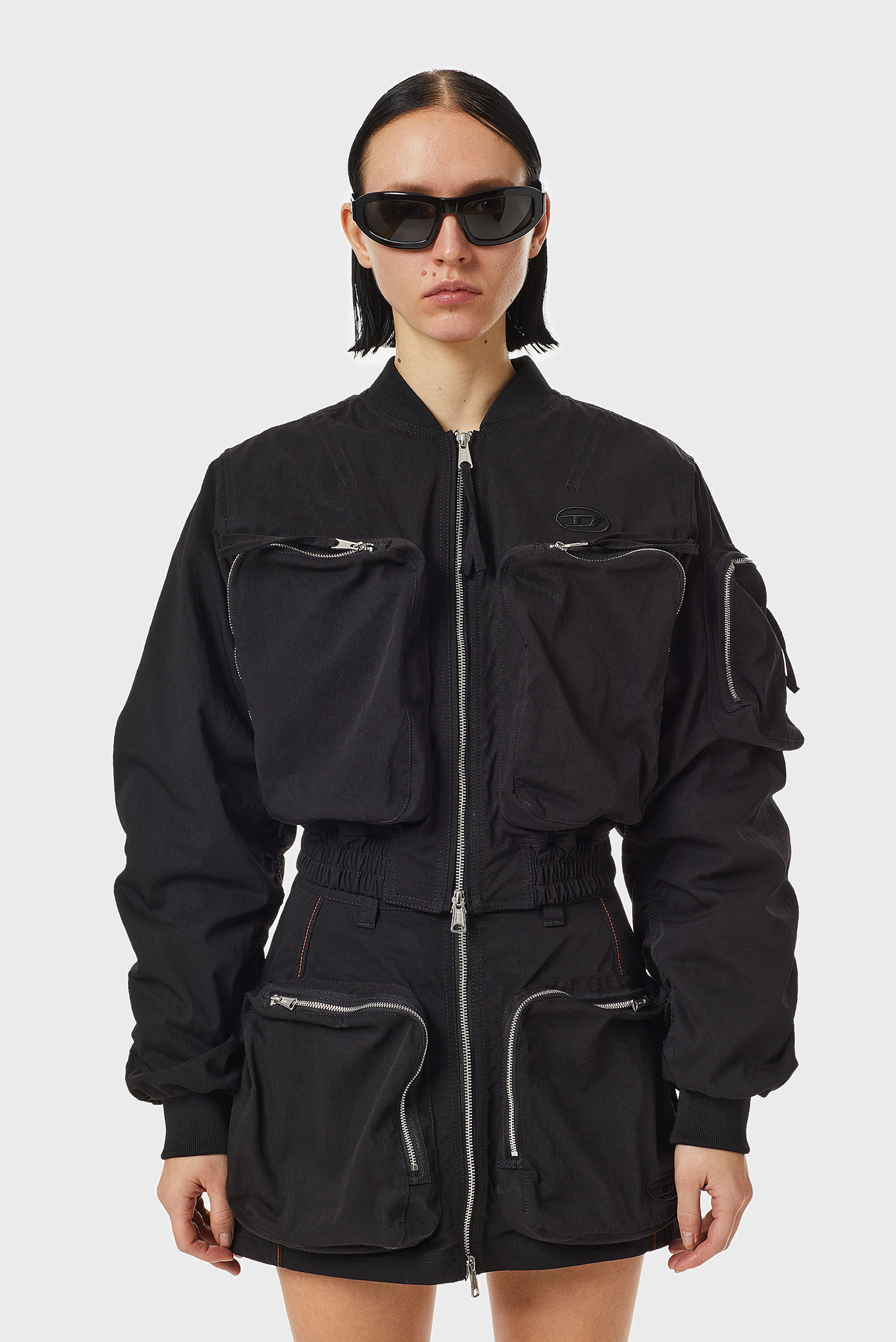 Женский черный бомбер G-KHLOE-A 6