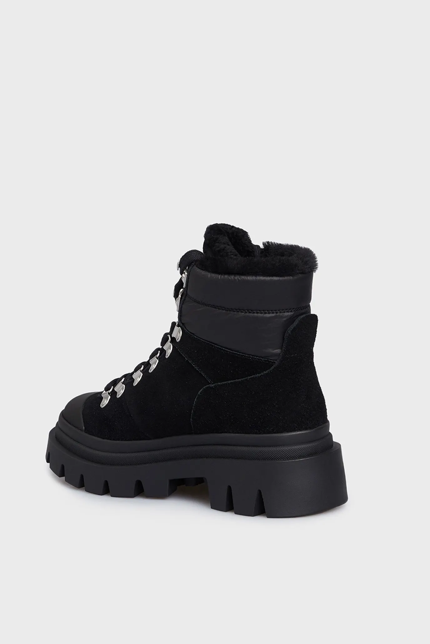 Женские черные замшевые хайкеры Browallia 4