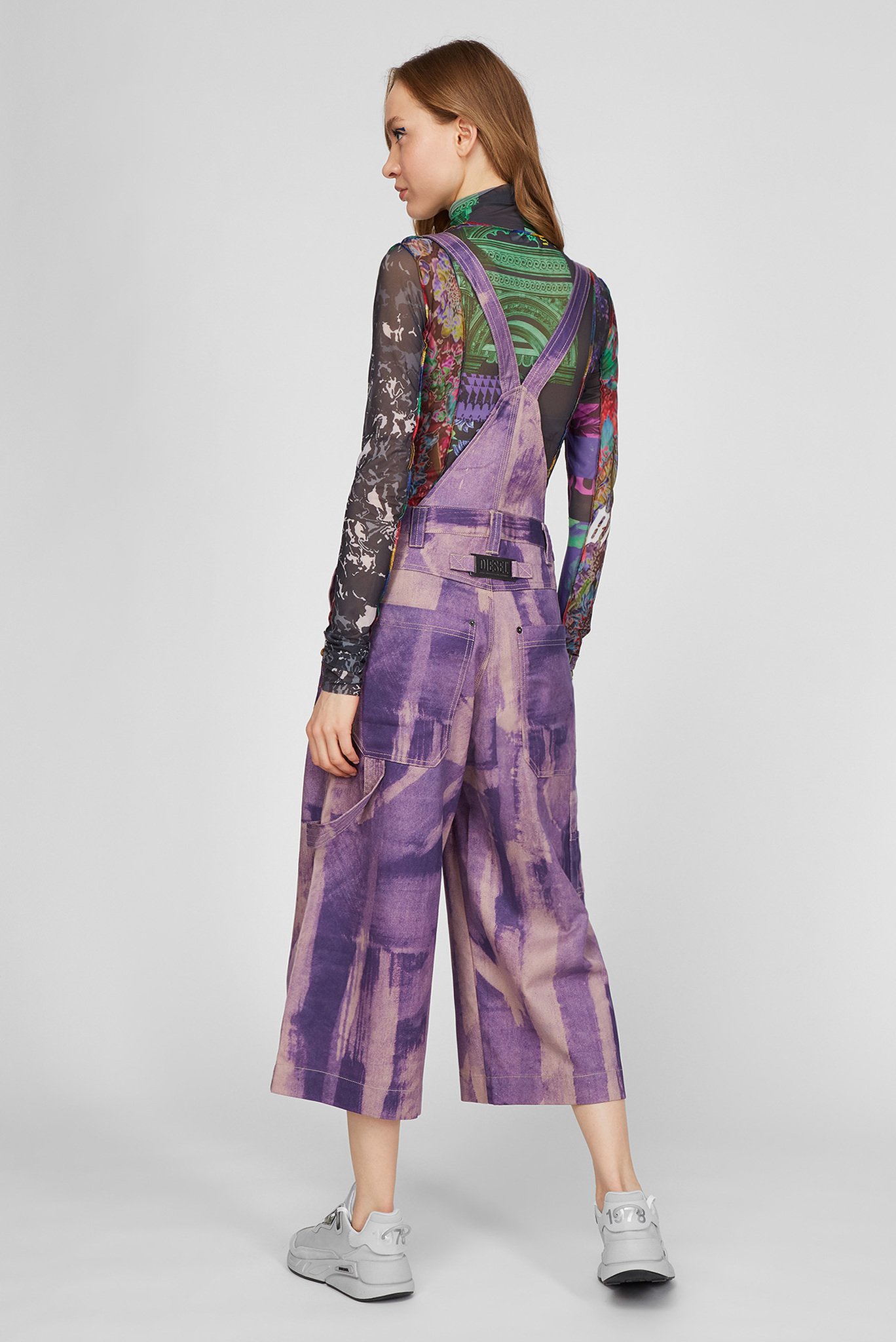 Женский фиолетовый комбинезон P-BIBI 4