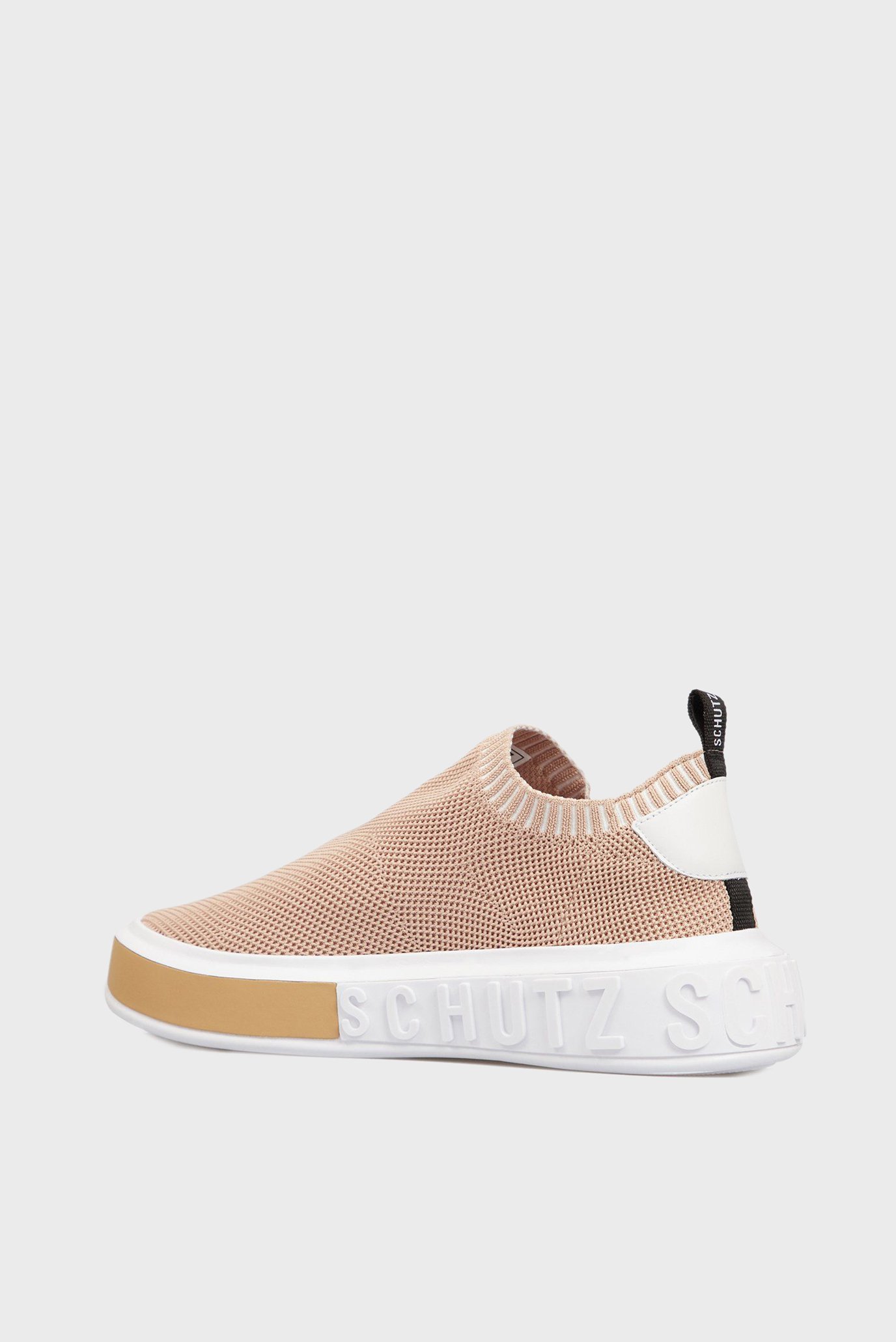 Женские бежевые слипоны 4