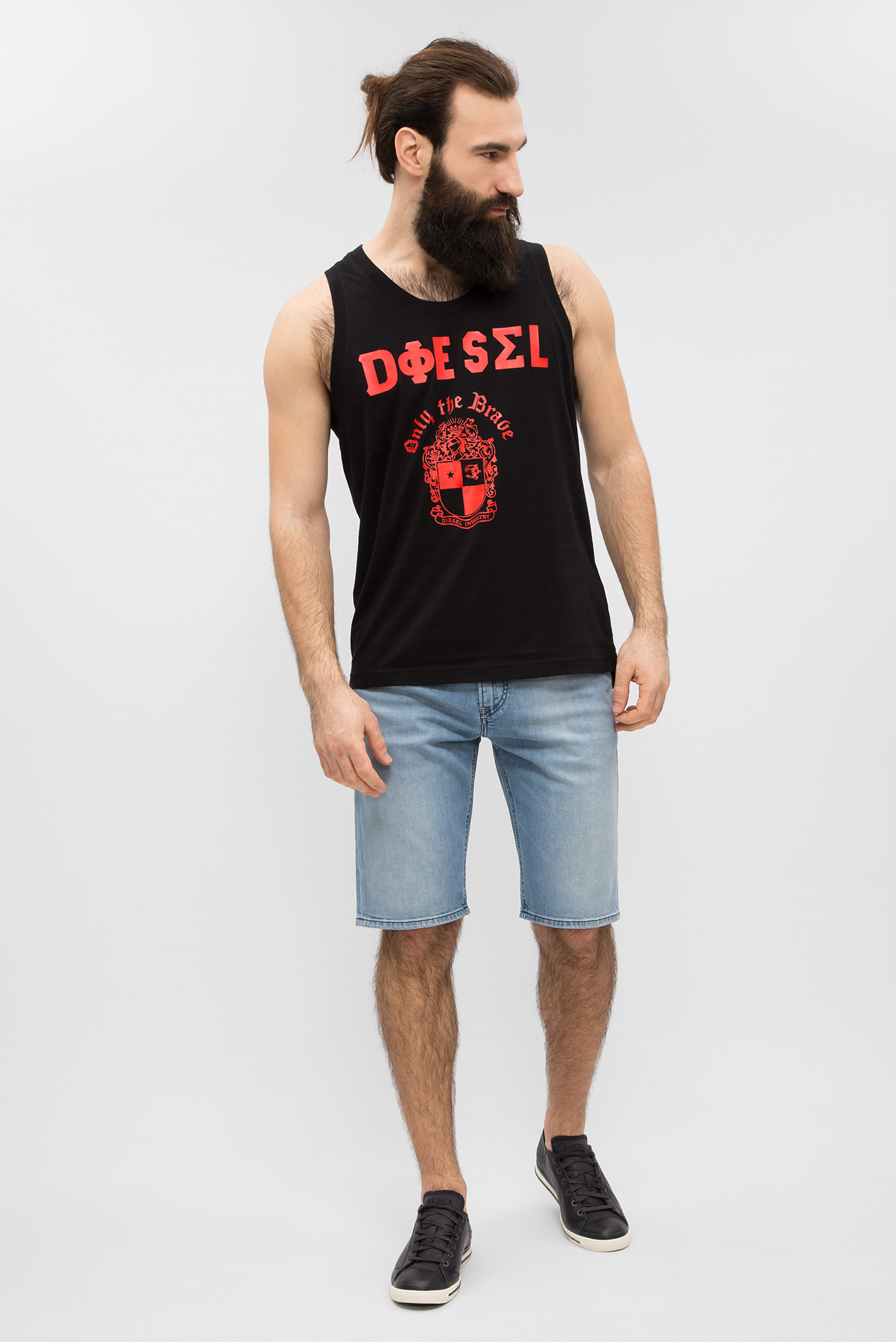 Мужские голубые джинсовые шорты THOSHORT CALZONCINI 10