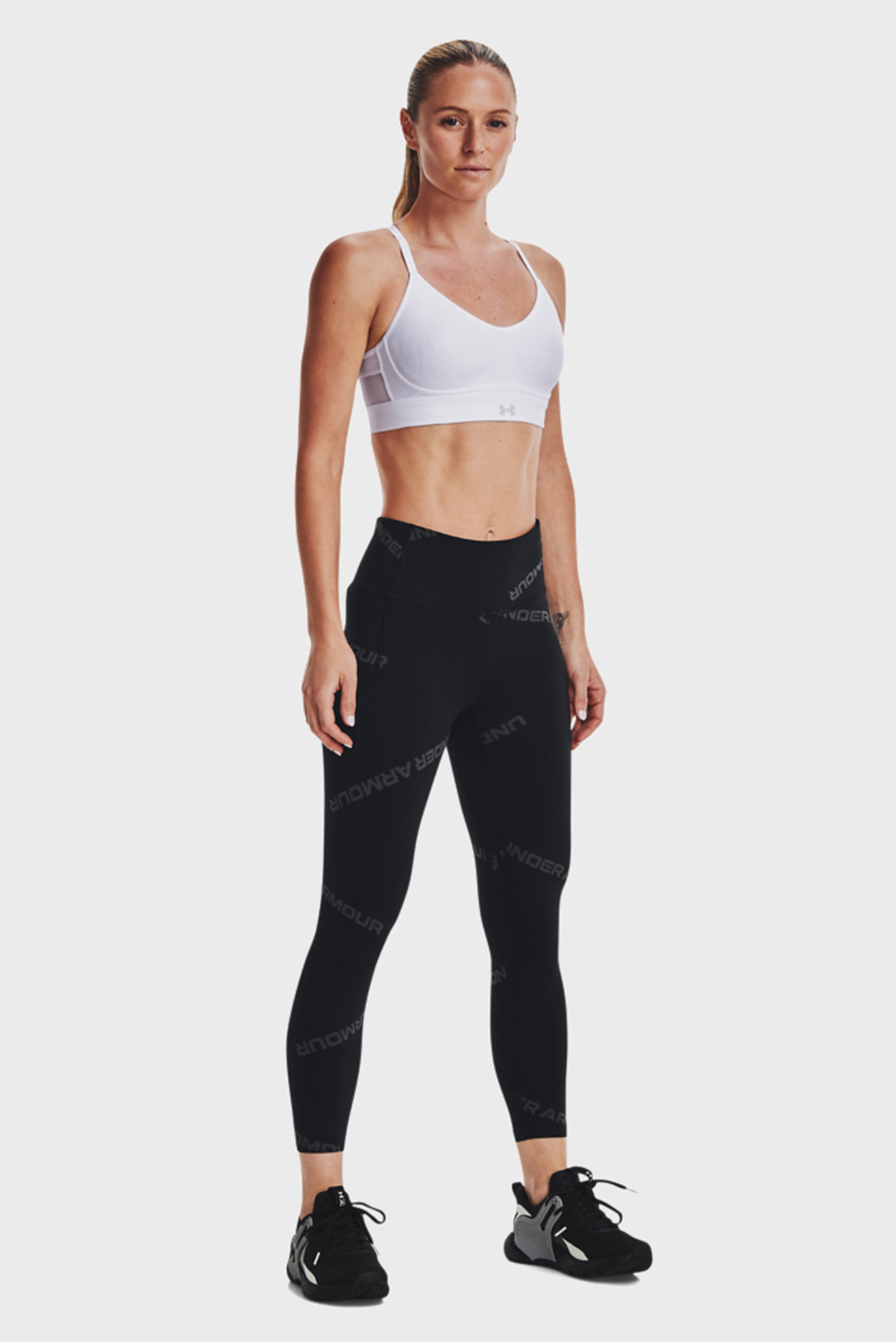 Женские черные тайтсы Meridian Print Ankle Leg 8