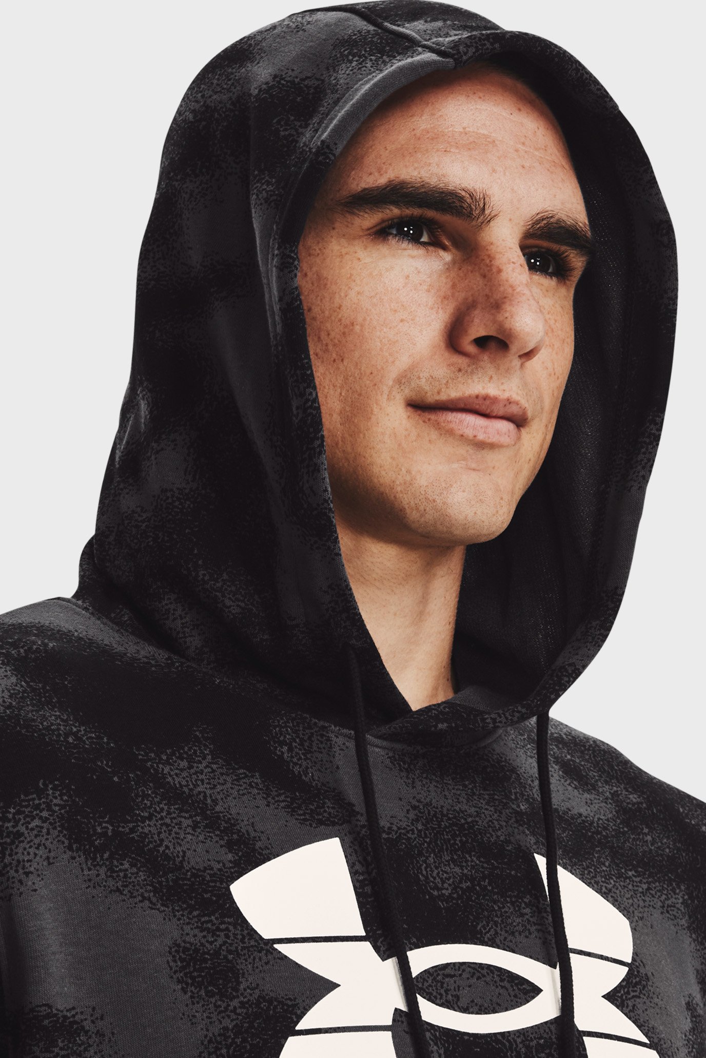 Мужское черное худи UA Rival Terry Novelty HD 4