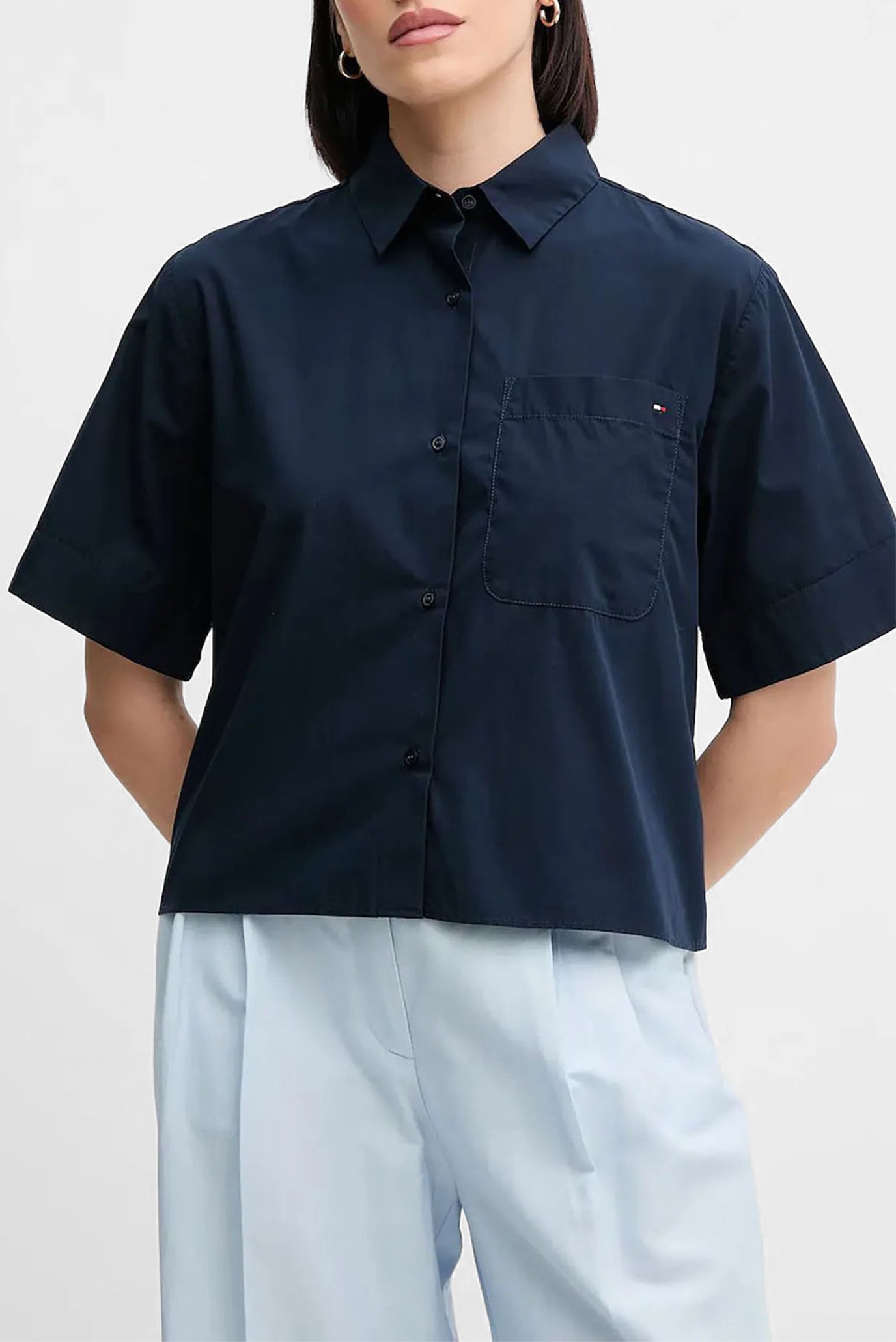 Рубашка с коротким рукавом POPLIN BOXY SHORT S S SHIRT 1