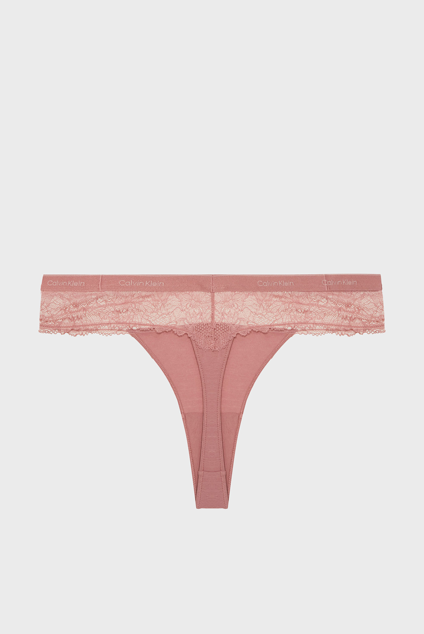 Женские розовые трусики THONG 6