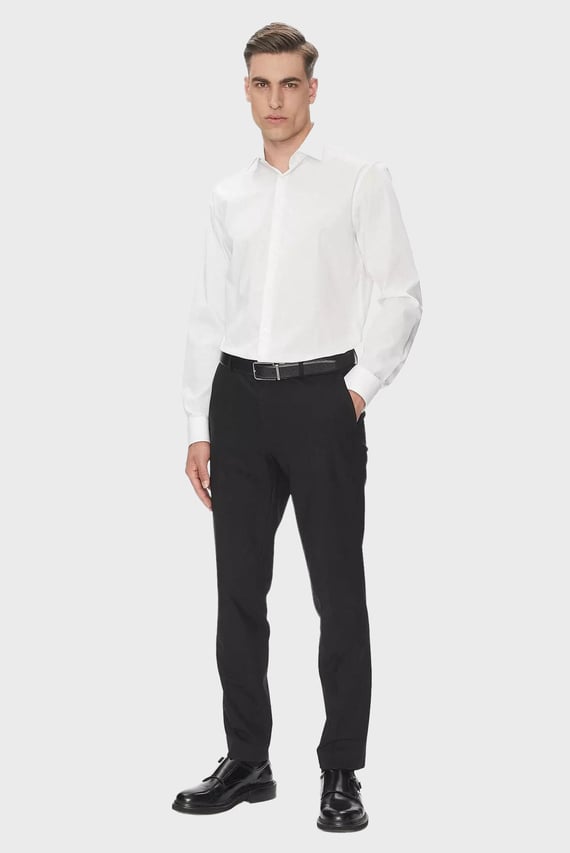 Рубашка REG ESNTL POPLIN STR SLD