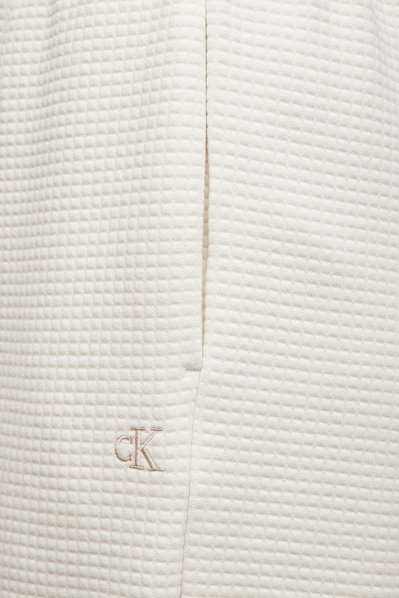 Женские белые спортивные брюки WAFFLE KNIT CUFFED JOG PANT 3