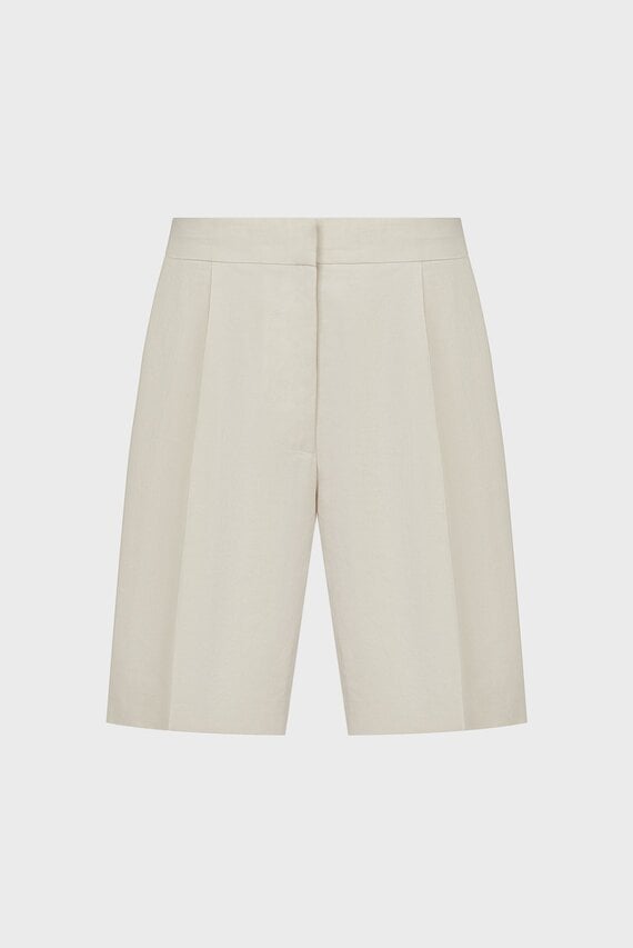 Шорты/LINEN TAILORED SHORTS