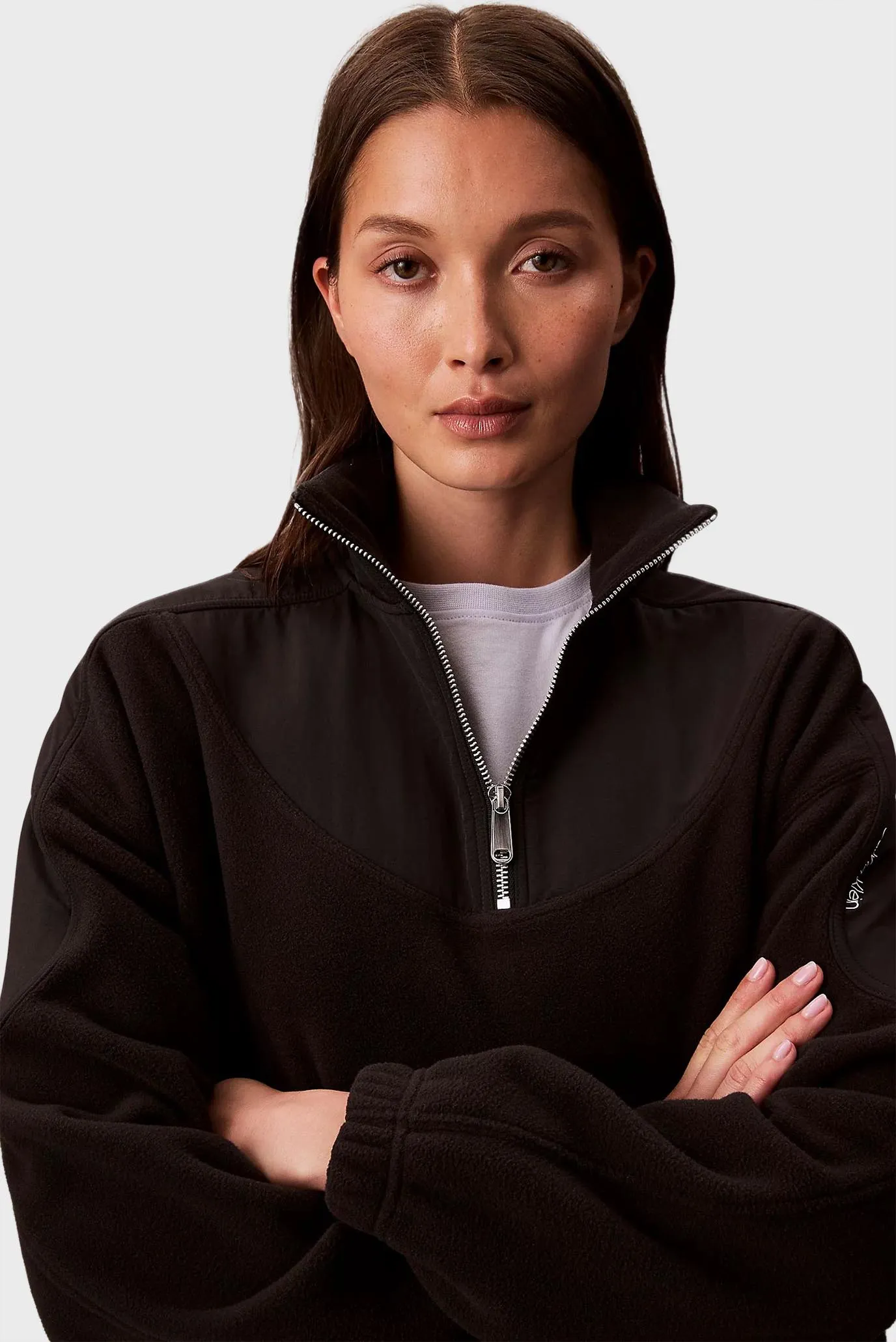 Реглан 1 4 ZIP MIXED MEDIA POLAR FLEECE 5