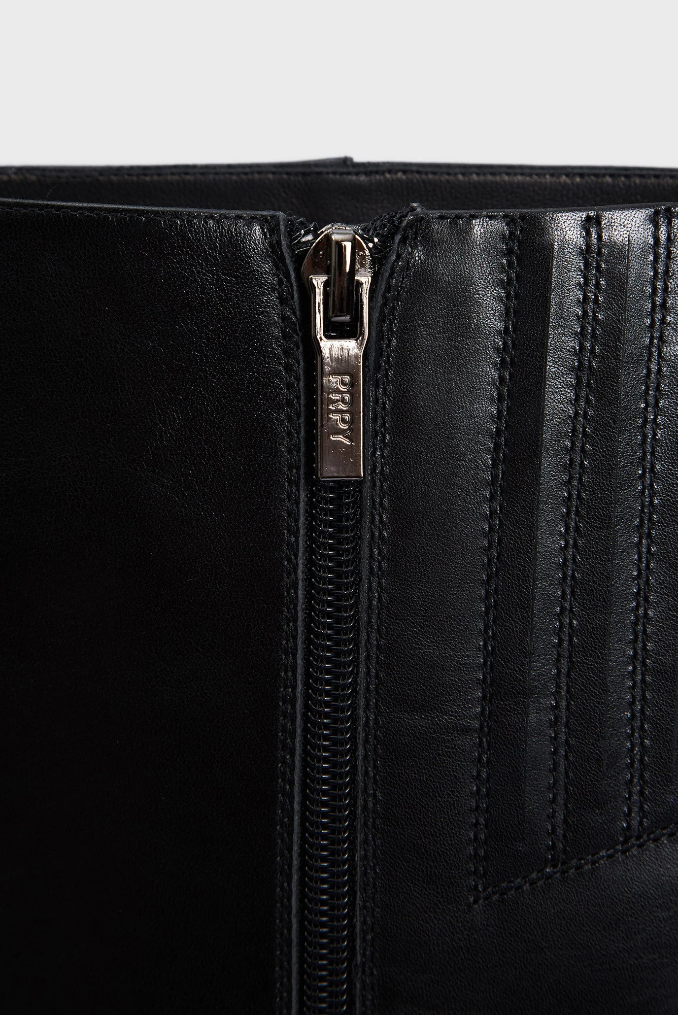 Женские черные кожаные сапоги Cauca 4