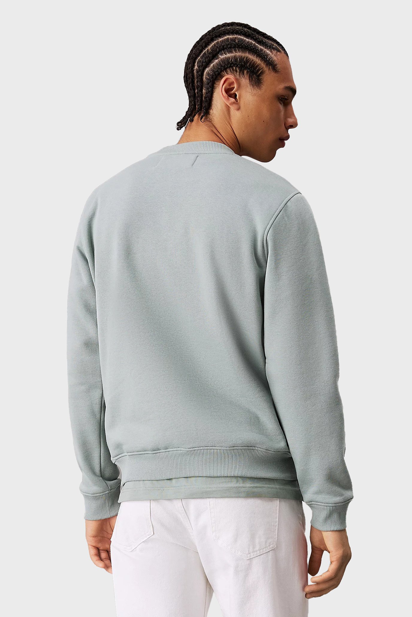 Мужской серый свитшот MONOLOGO CREW NECK 3