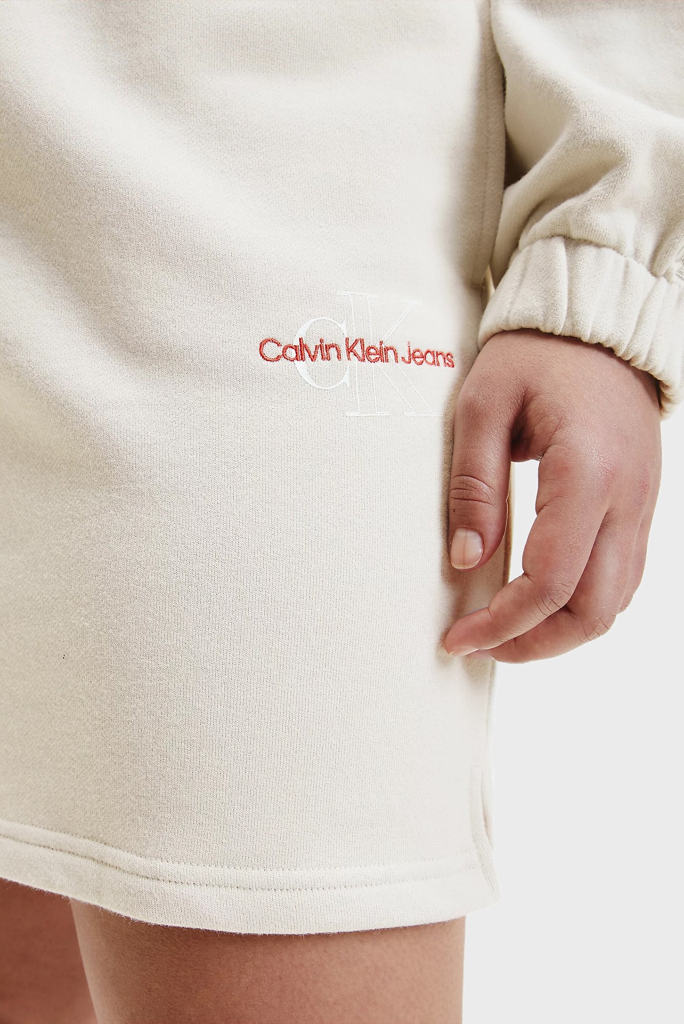 Женская бежевая юбка TWO TONE MONOGRAM 8