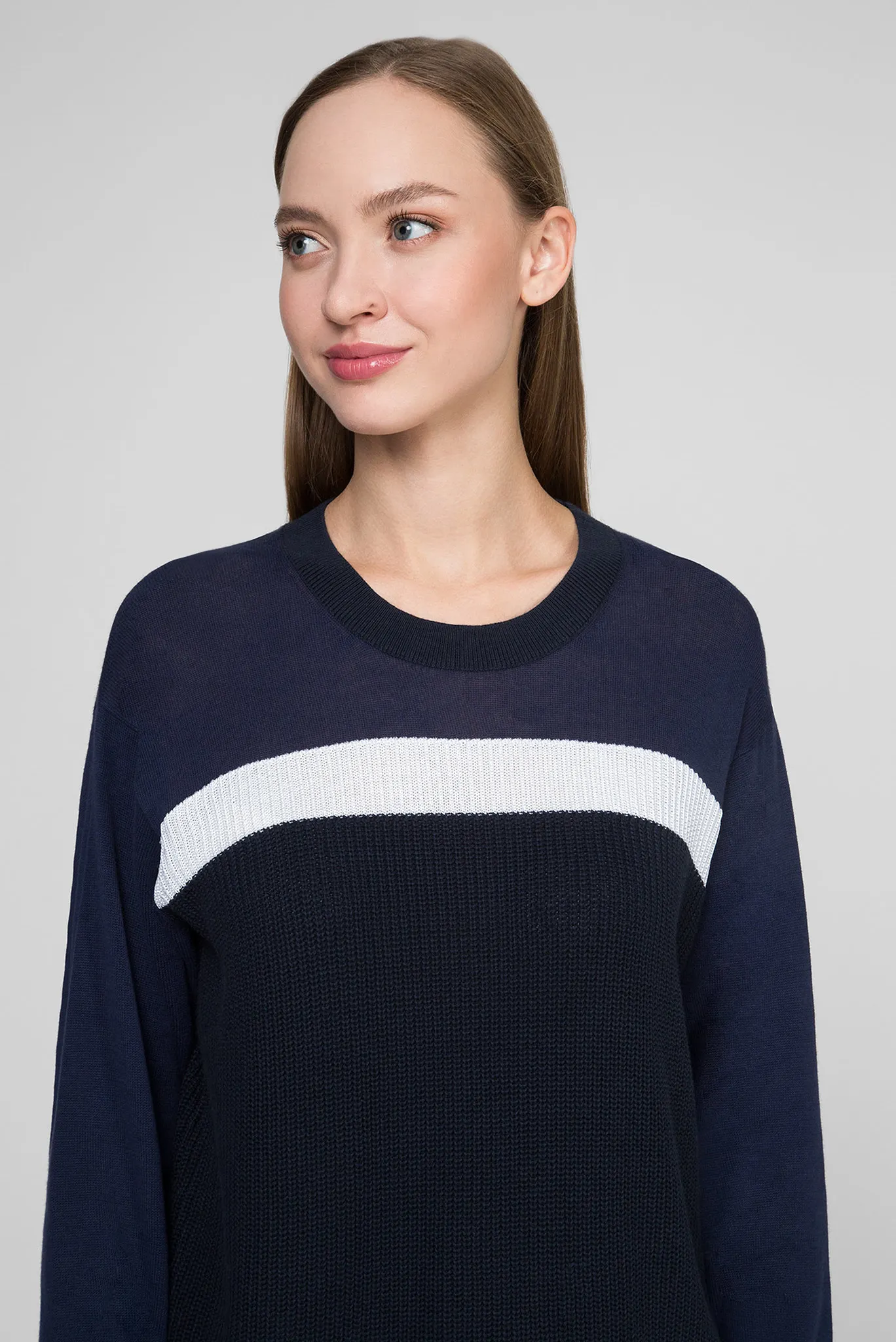 Женский темно-синий джемпер ADALINE 5