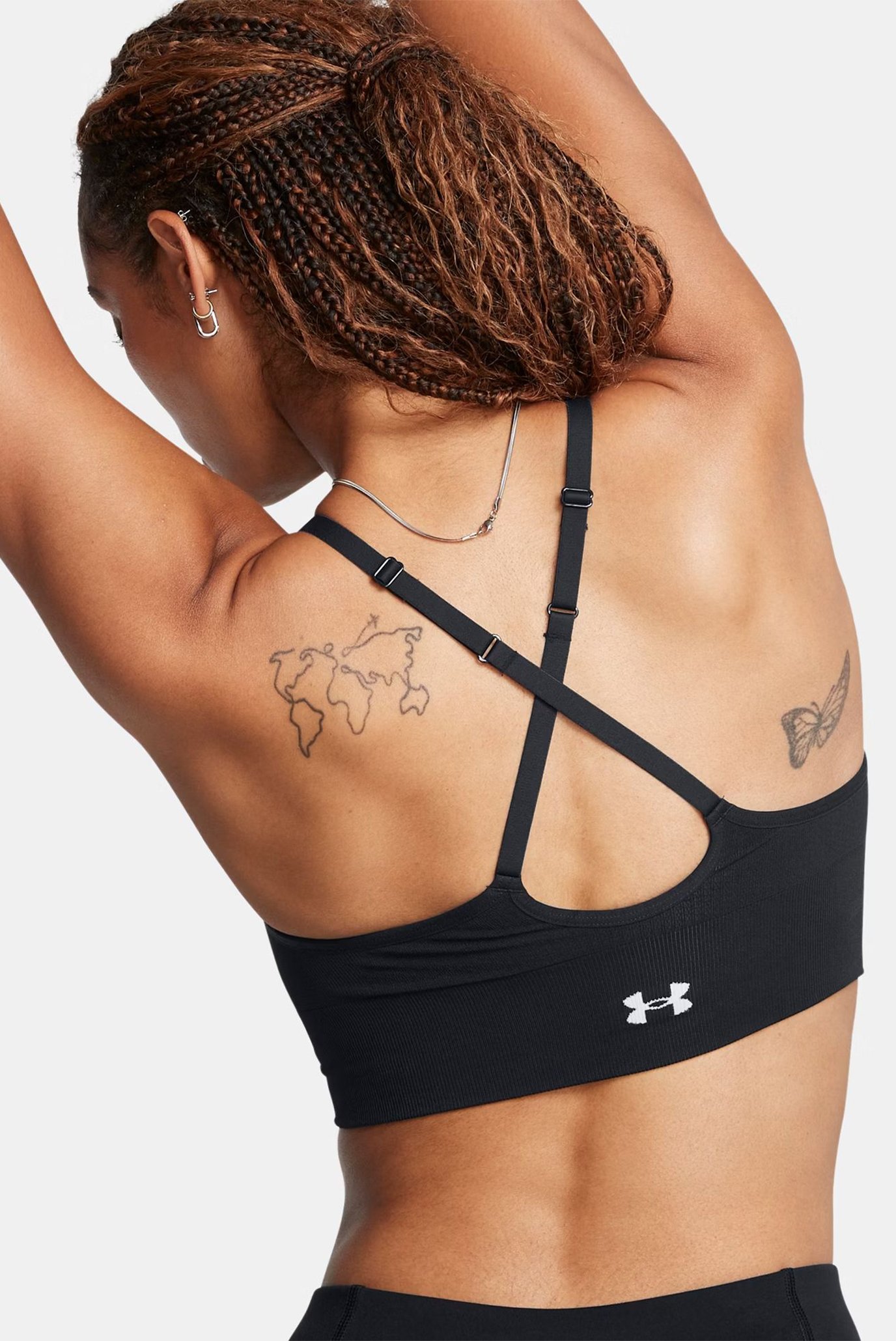 Женский черный топ Vanish Seamless Low BraUnder Armour Женский черный топ Vanish Seamless Low Bra 7