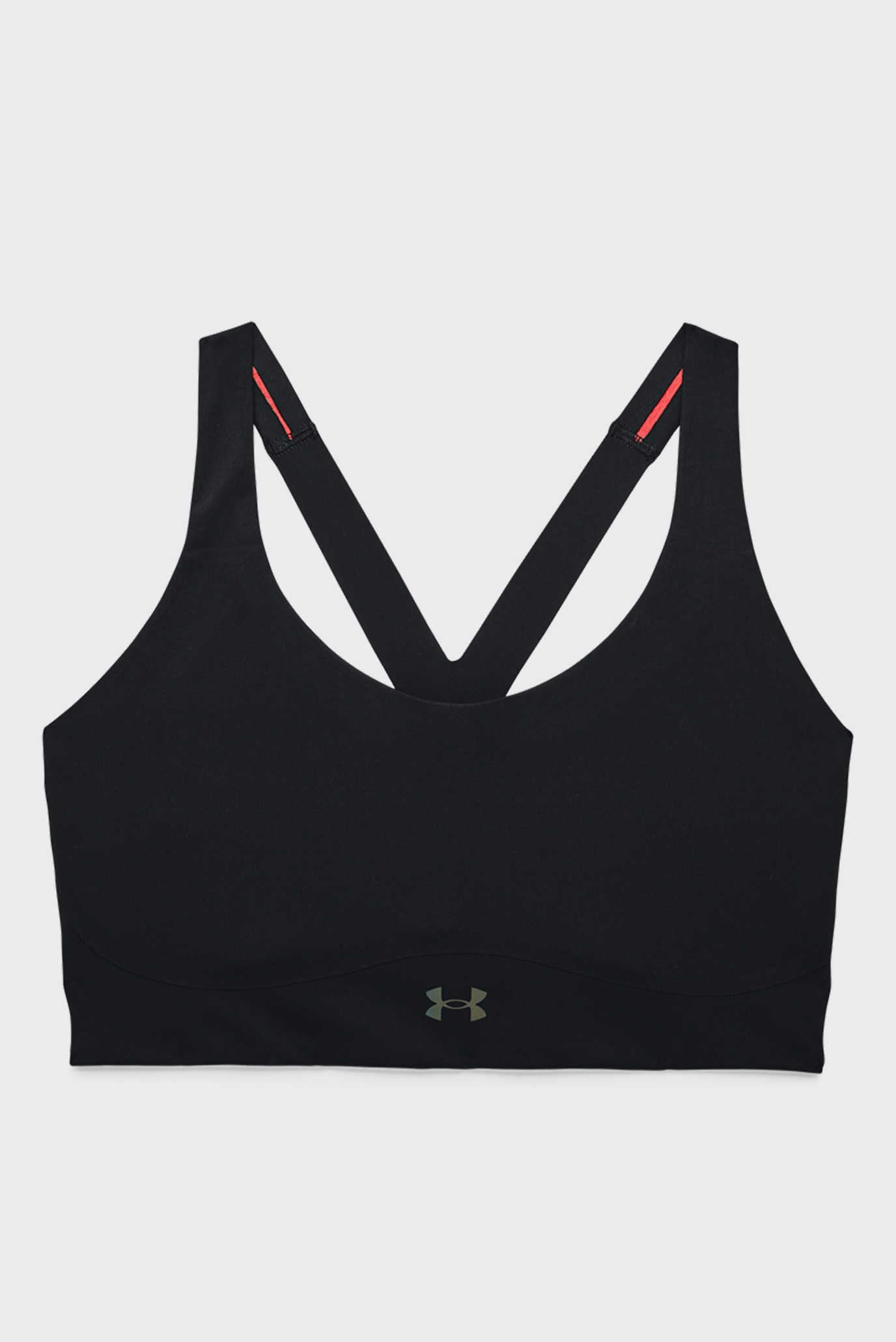 Женский черный топ UA SmartForm Rush Mid 3